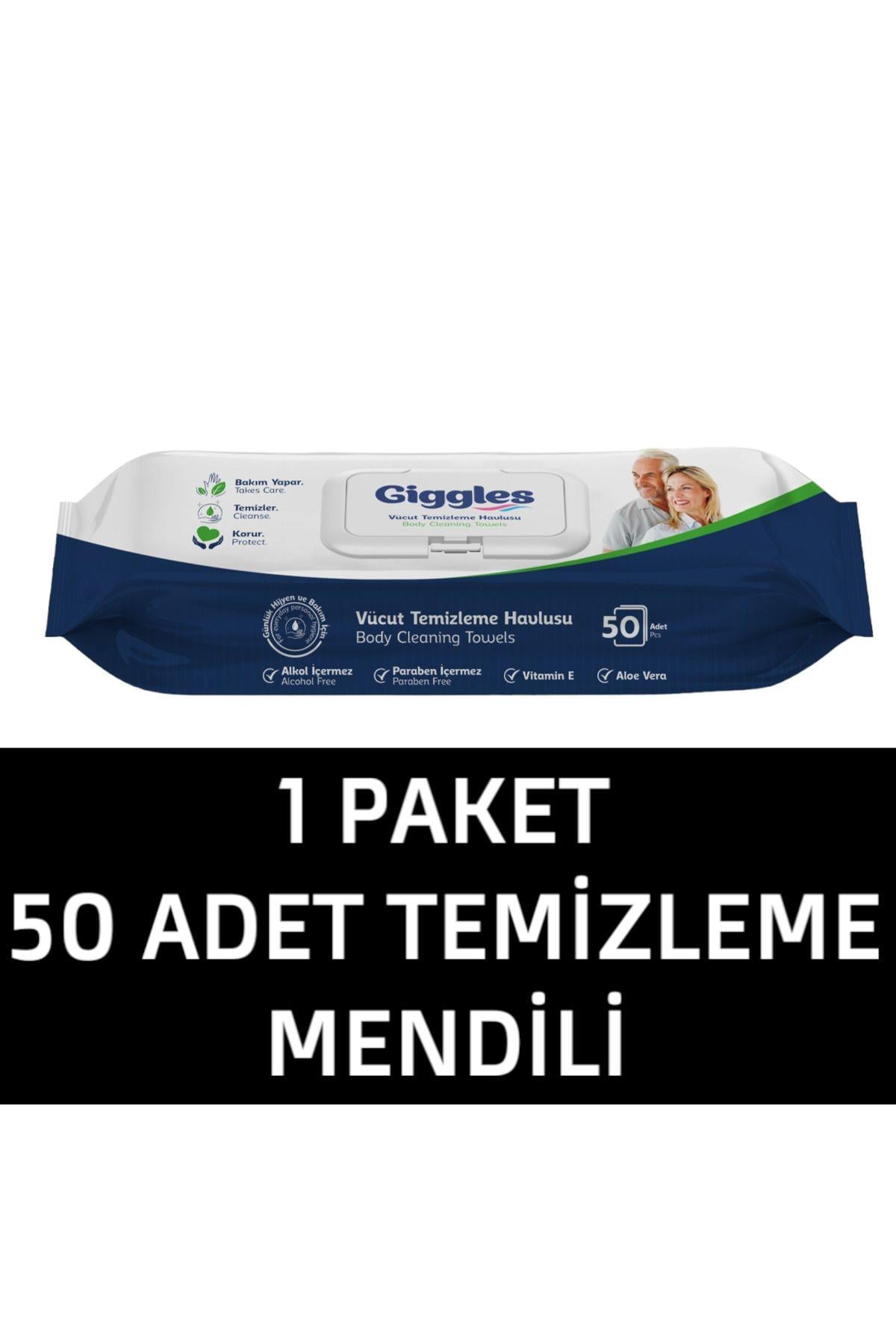 giggles Perıne Ve Vucut Temızleme Havlusu 50lı