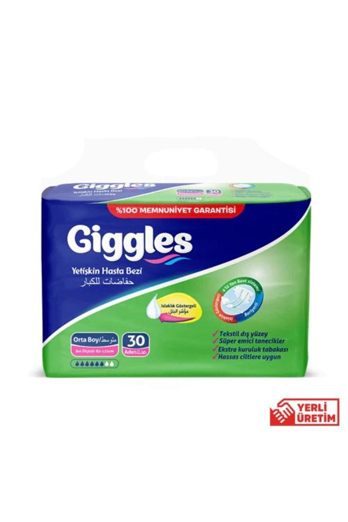 giggles Yetişkin Hasta Bezi Bağlama Medium M