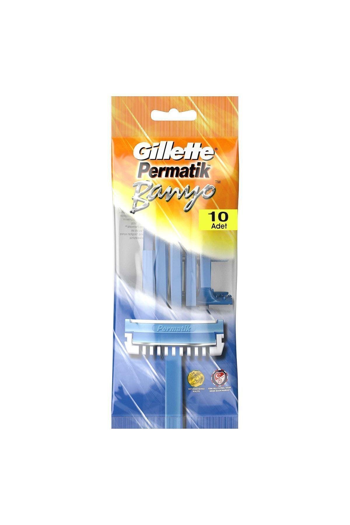 Gillette Banyo Kullan At Tıraş Bıçağı 10'lu