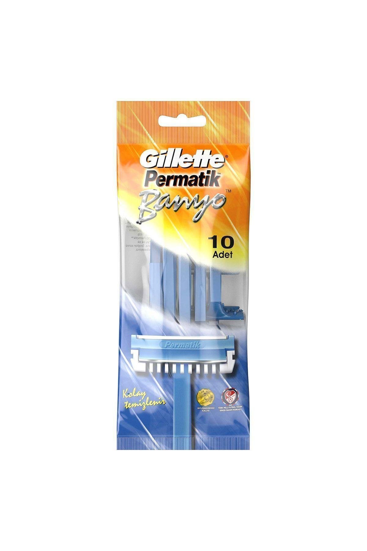 Gillette Banyo Kullan At Tıraş Bıçağı 10'lu