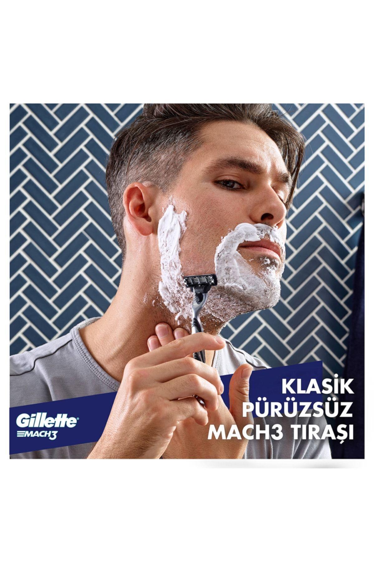 Gillette Mach3 Yedek Tıraş Bıçağı 4'lü