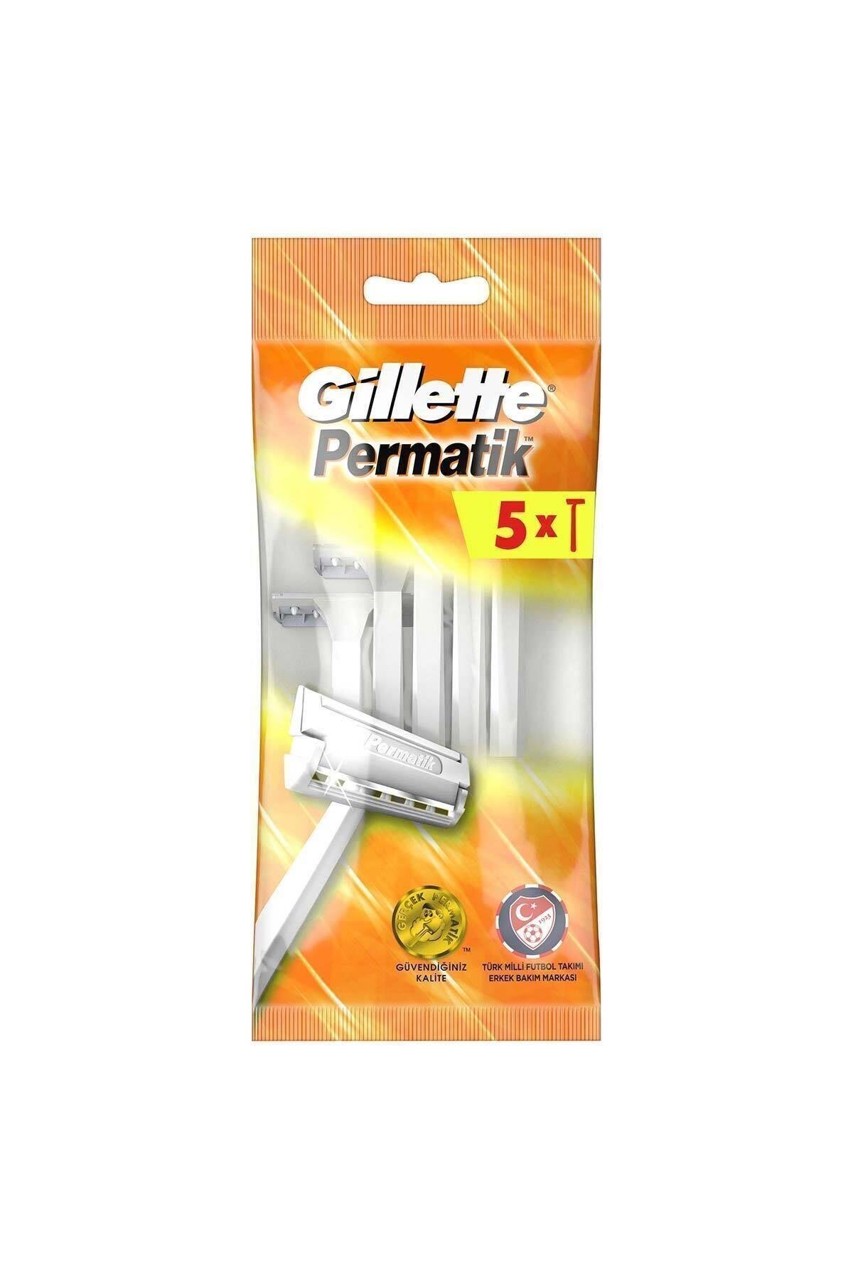 Gillette Permatik Kullan At Tıraş Bıçağı 5 Adet