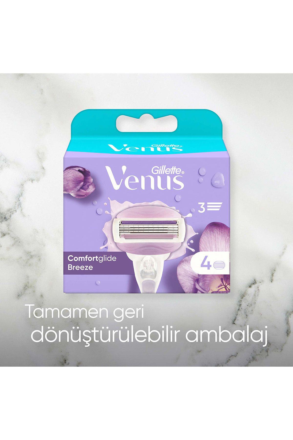 Gillette Venus Comfort Glide Breeze 4 Adet Yedek Başlık