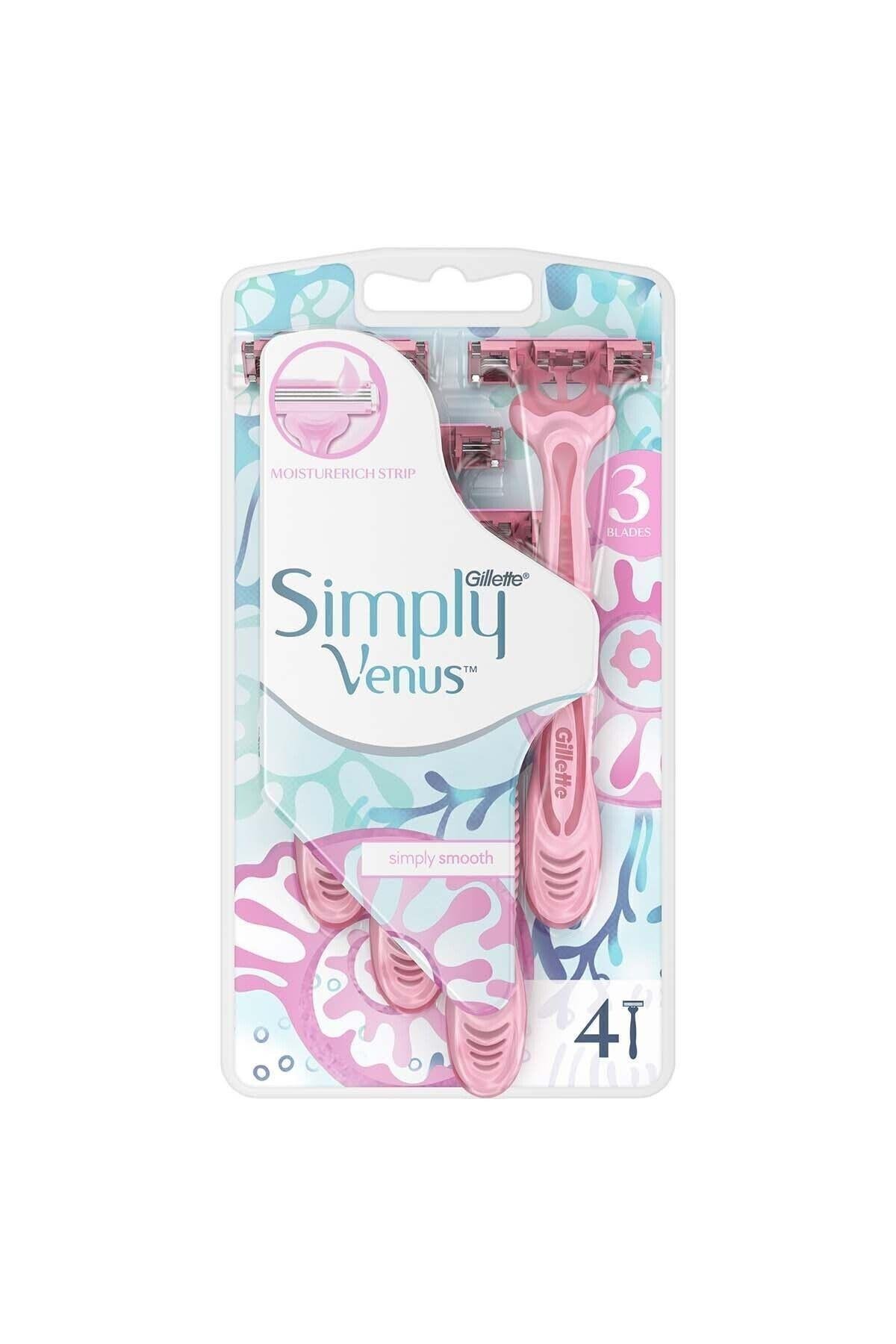 Gillette Venus Sımply Venus Poşet Kullan At Bıçağı 4'lü