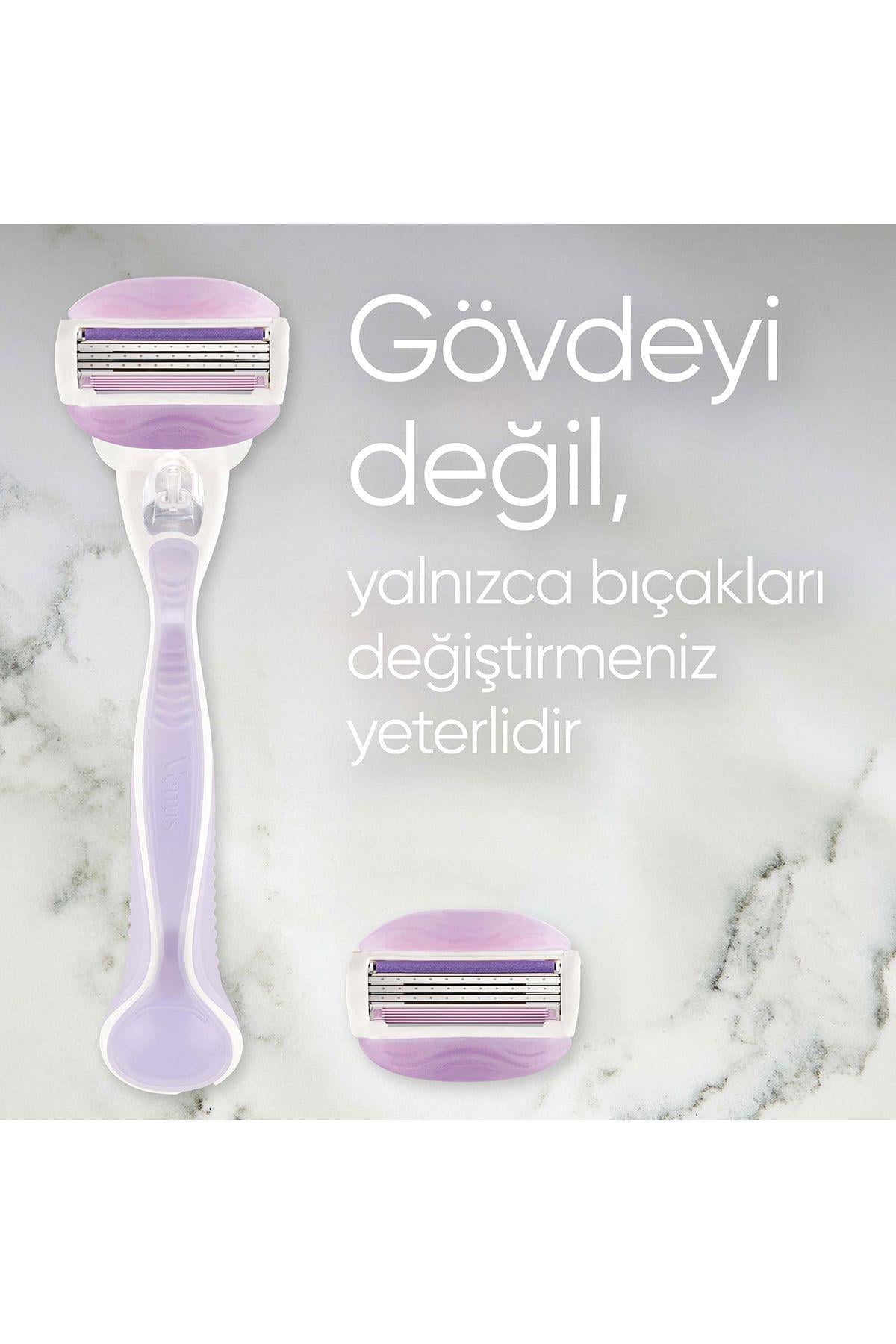 Gillette Venus Venus Comfort Glide Breeze Tıraş Makinesi 2 Adet Yedek Başlık