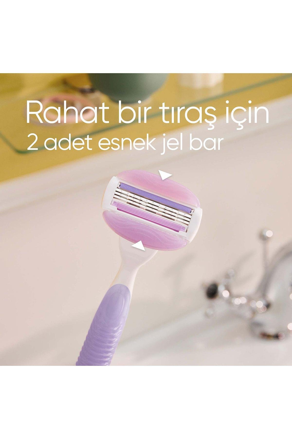 Gillette Venus Venus Comfort Glide Breeze Tıraş Makinesi 2 Adet Yedek Başlık
