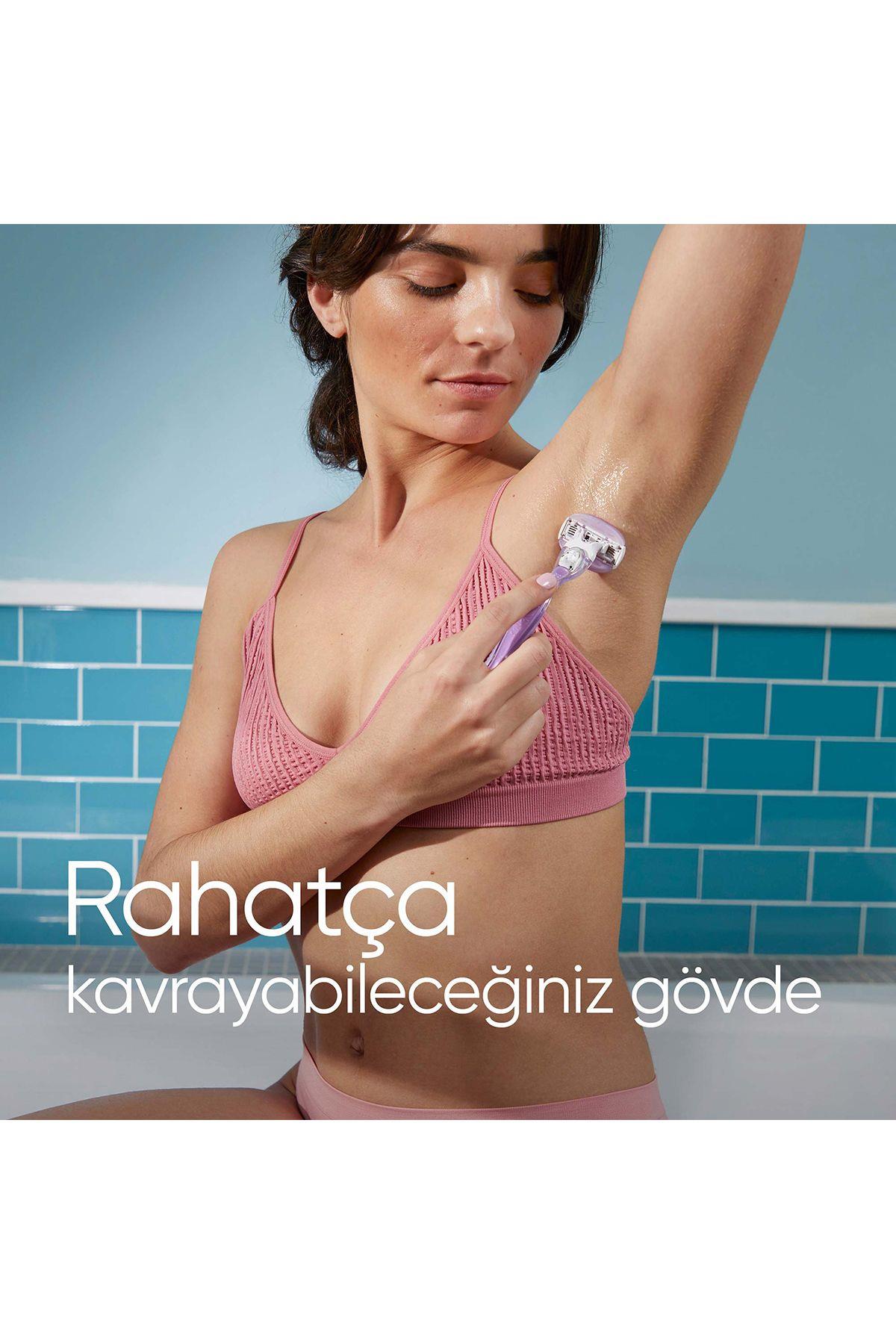 Gillette Venus Venus Comfort Glide Breeze Tıraş Makinesi 2 Adet Yedek Başlık