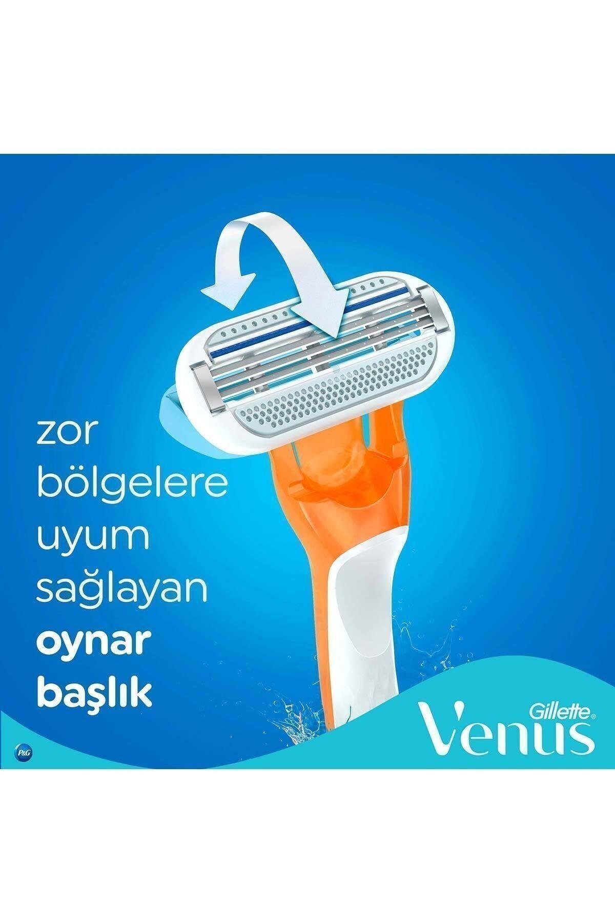 Gillette Venus Venus Riviera Kullan At Kadın Tıraş Bıçağı 2'li