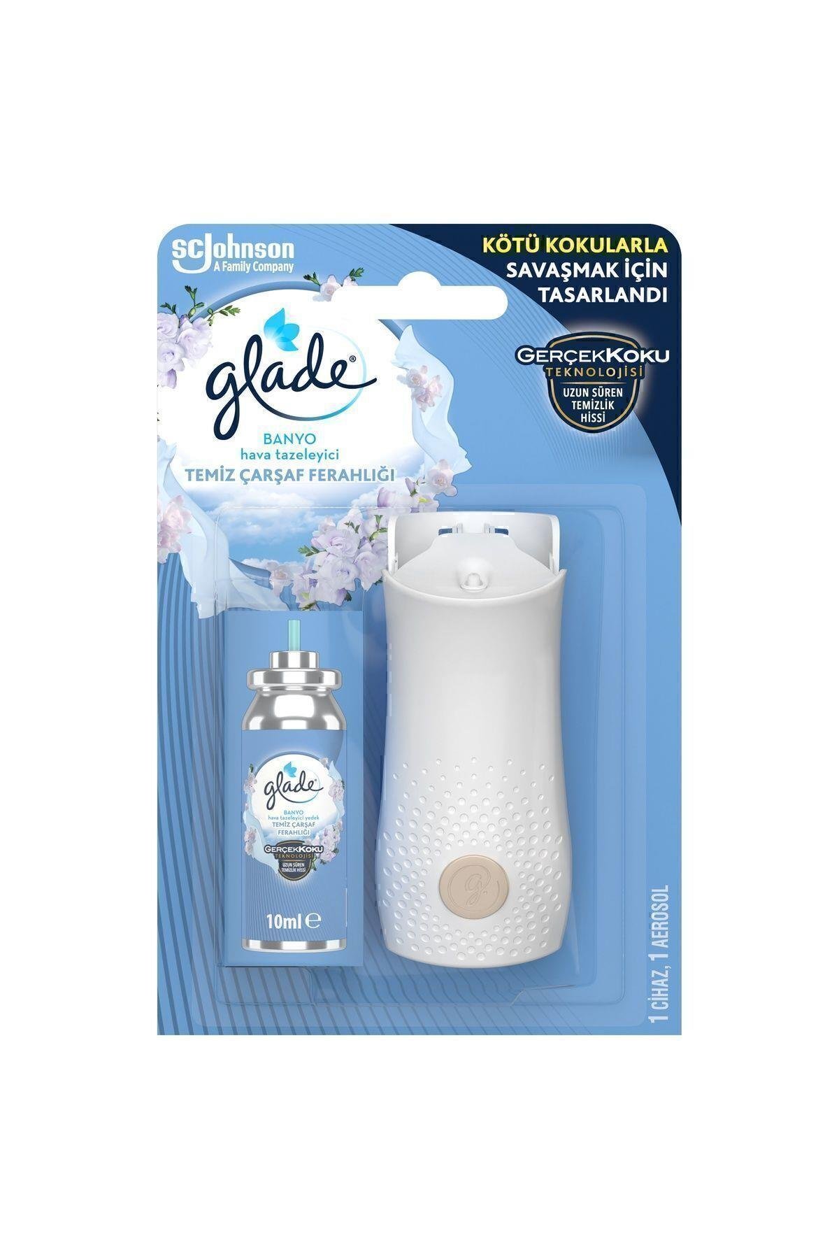 Glade Banyo Cihaz Ve Yedek Temiz Çarşaf, 10 Ml