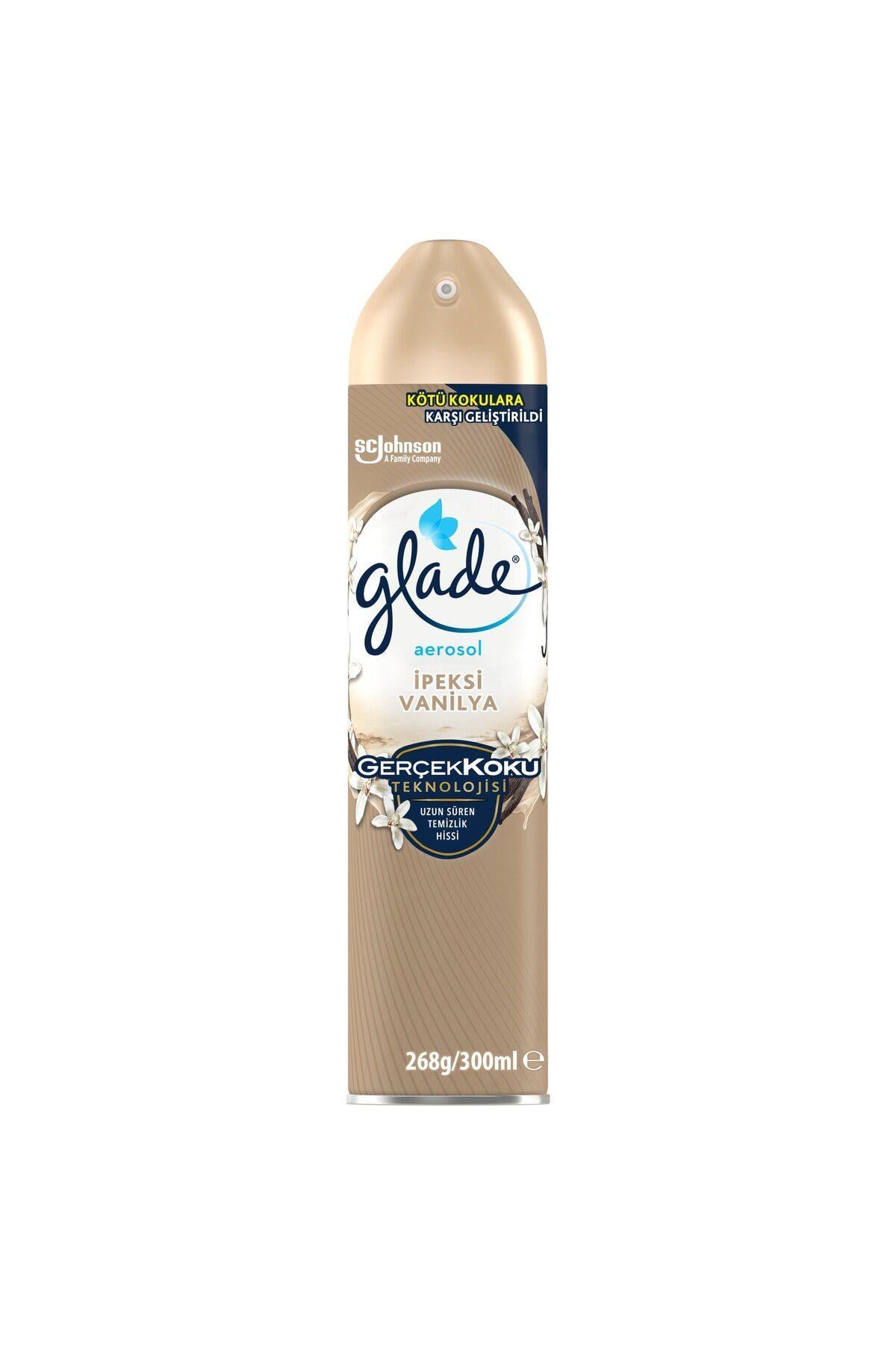 Glade Hava Tazeleyici Aerosol Oda Kokusu İpeksi Vanilya, 300ml