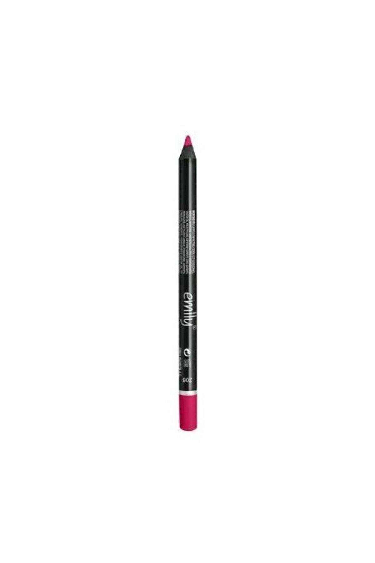 Golden Rose Emily Long Lasting Lip Pencil No: 206 - Dudak Kalemi - 8691190522063
