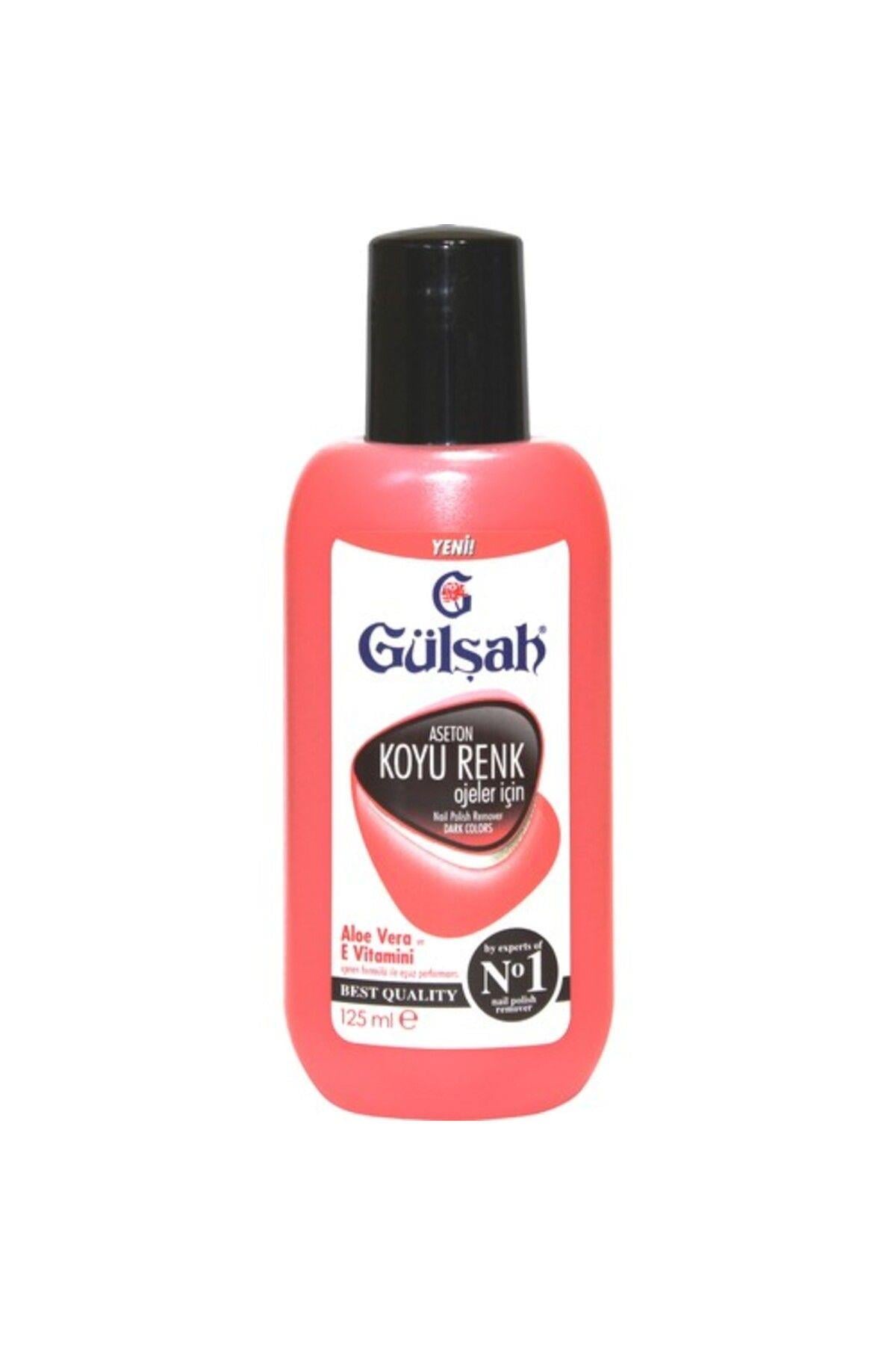 Gülşah Aseton Koyu Renk Ojeler Için Pembe 125ml