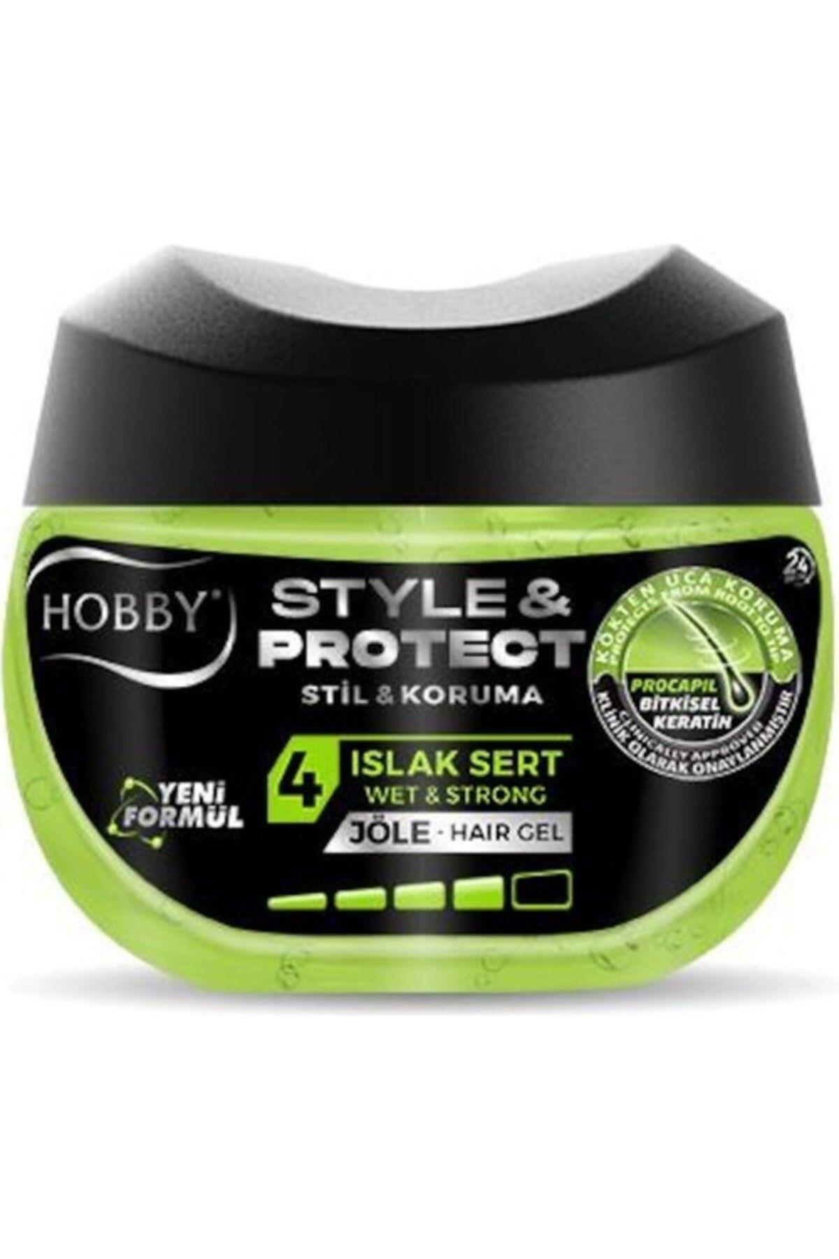 Güntem Hobby Stye&protect Saç Jölesi Islak Sert 200 ml Kavanoz