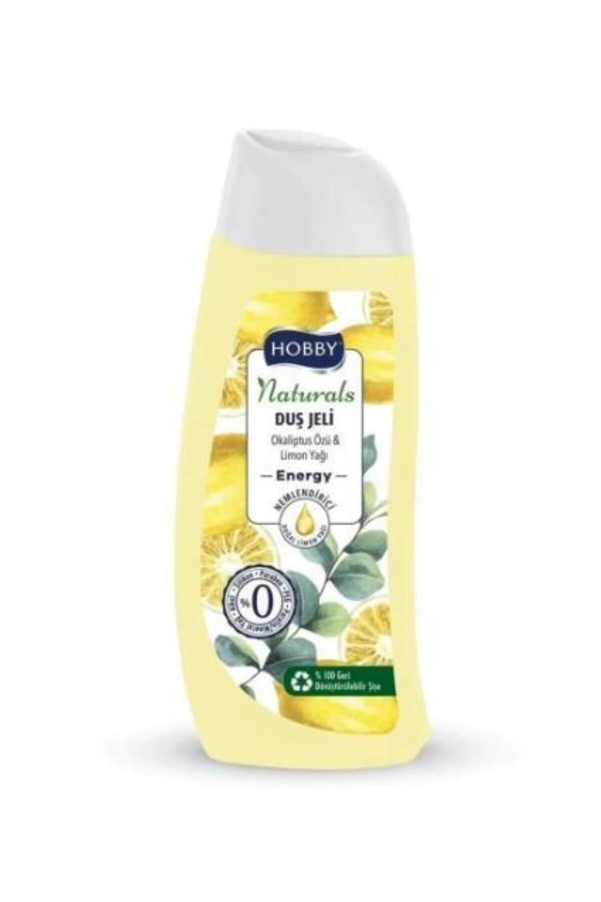 Hobby Duş Jeli Naturals Energy Okaliptus Özü Limon Yağı 500ml