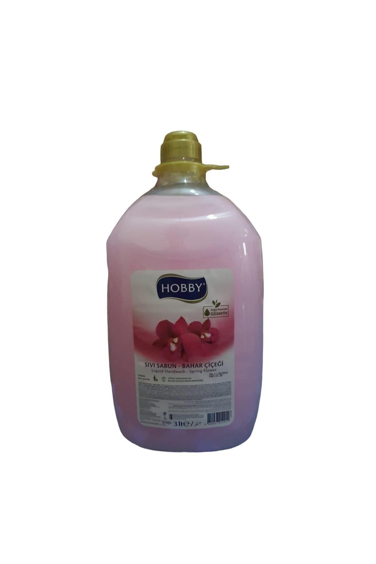 Hobby Sıvı Sabun Gliserinli 3 L. Pembe Bahar Çiçeği