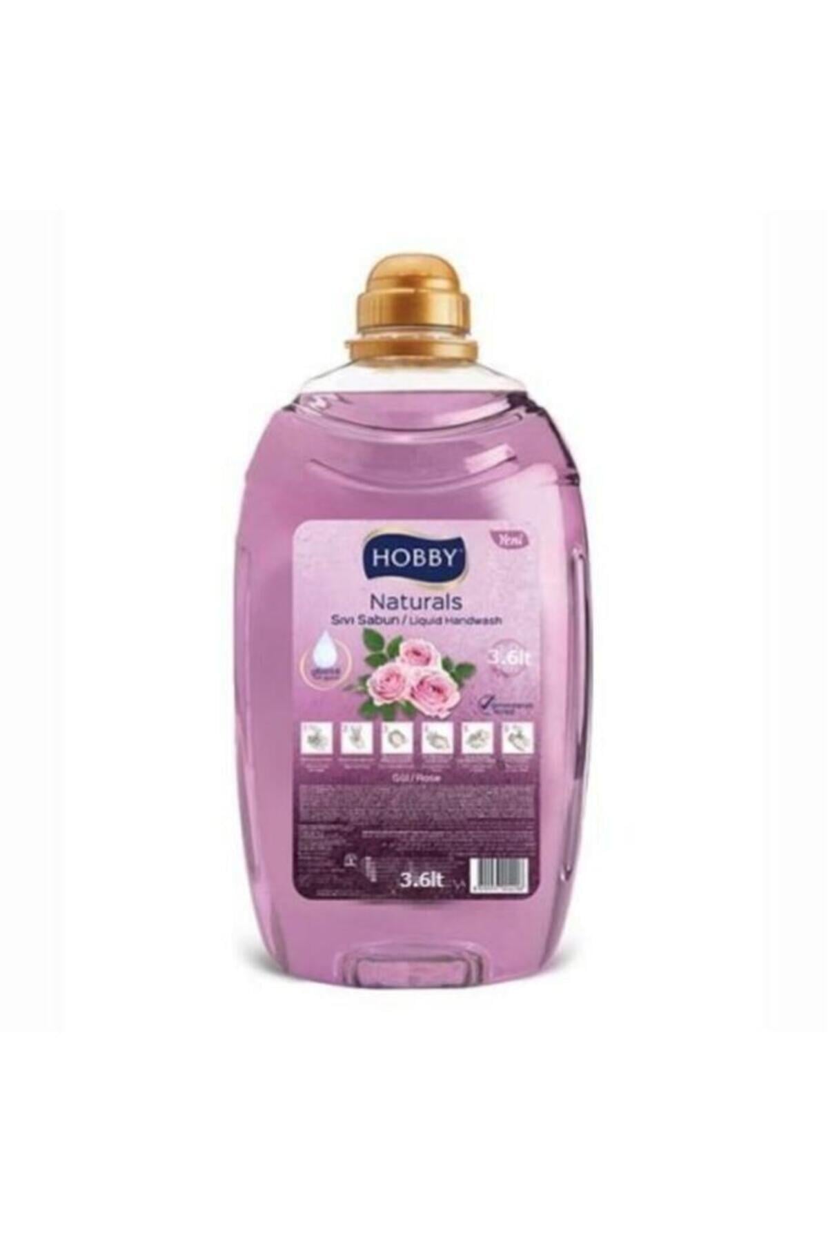 Hobby Sıvı Sabun Gliserinli 3 L. Gül Naturals Serisi