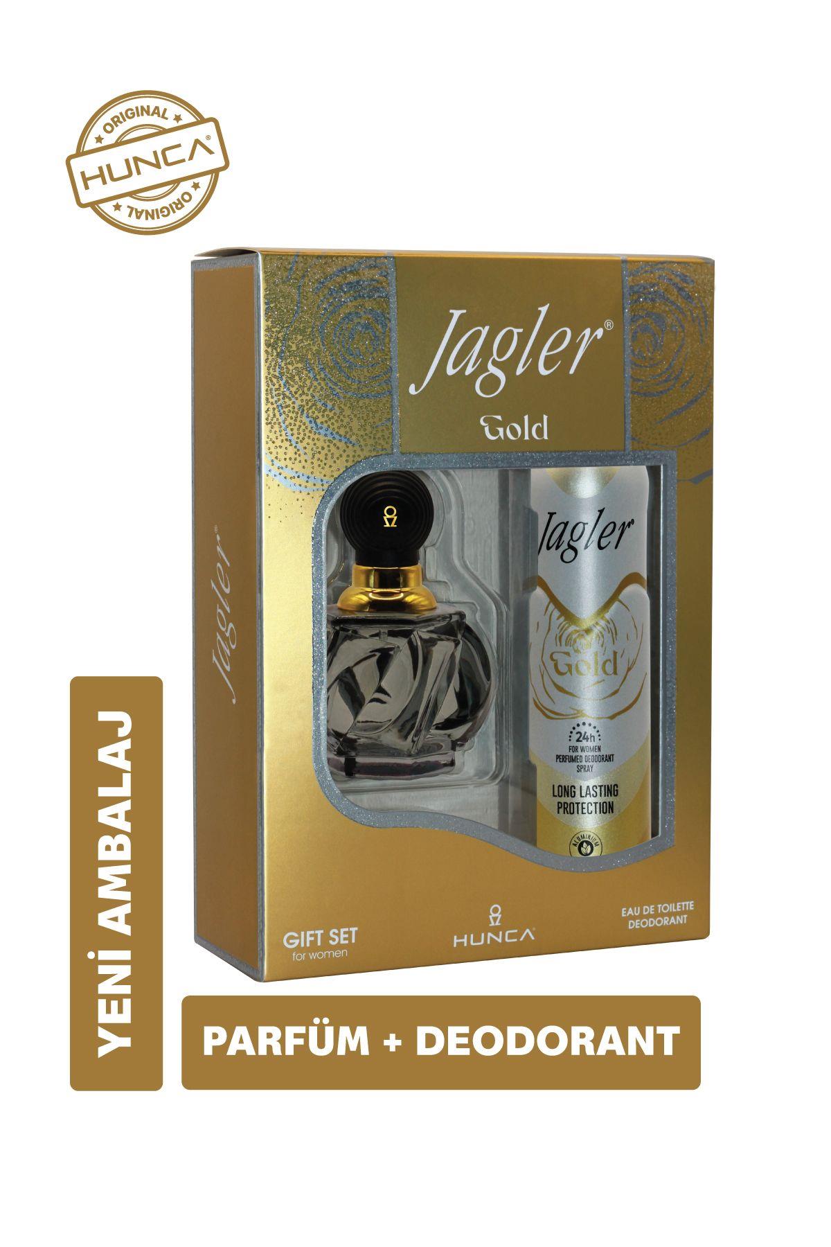 Jagler Gold Kadın Parfüm Seti ( Edt 60 ml & Deodorant 150 Ml)