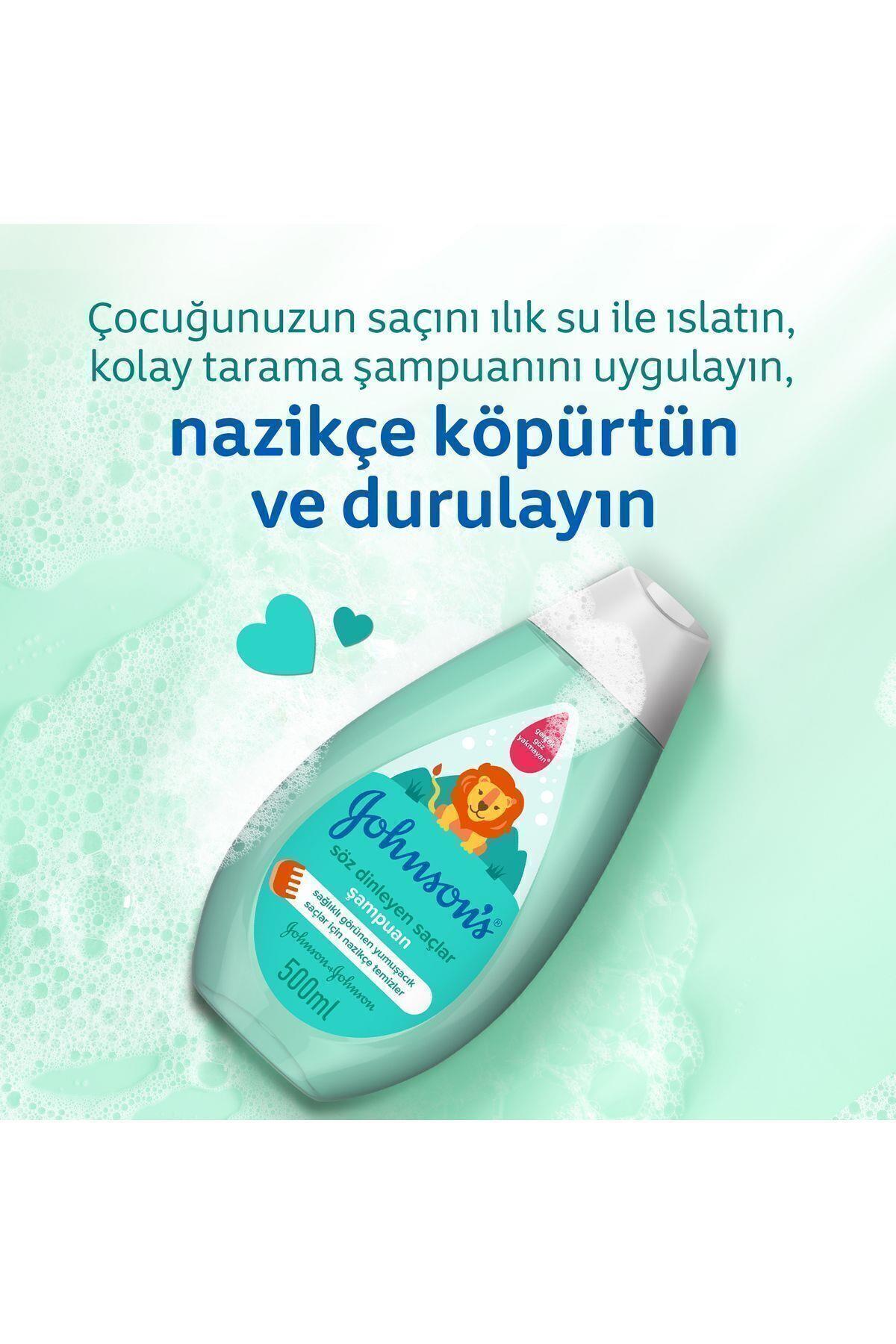 Johnson's Söz Dinleyen Saçlar Bebek Şampuanı 200ml
