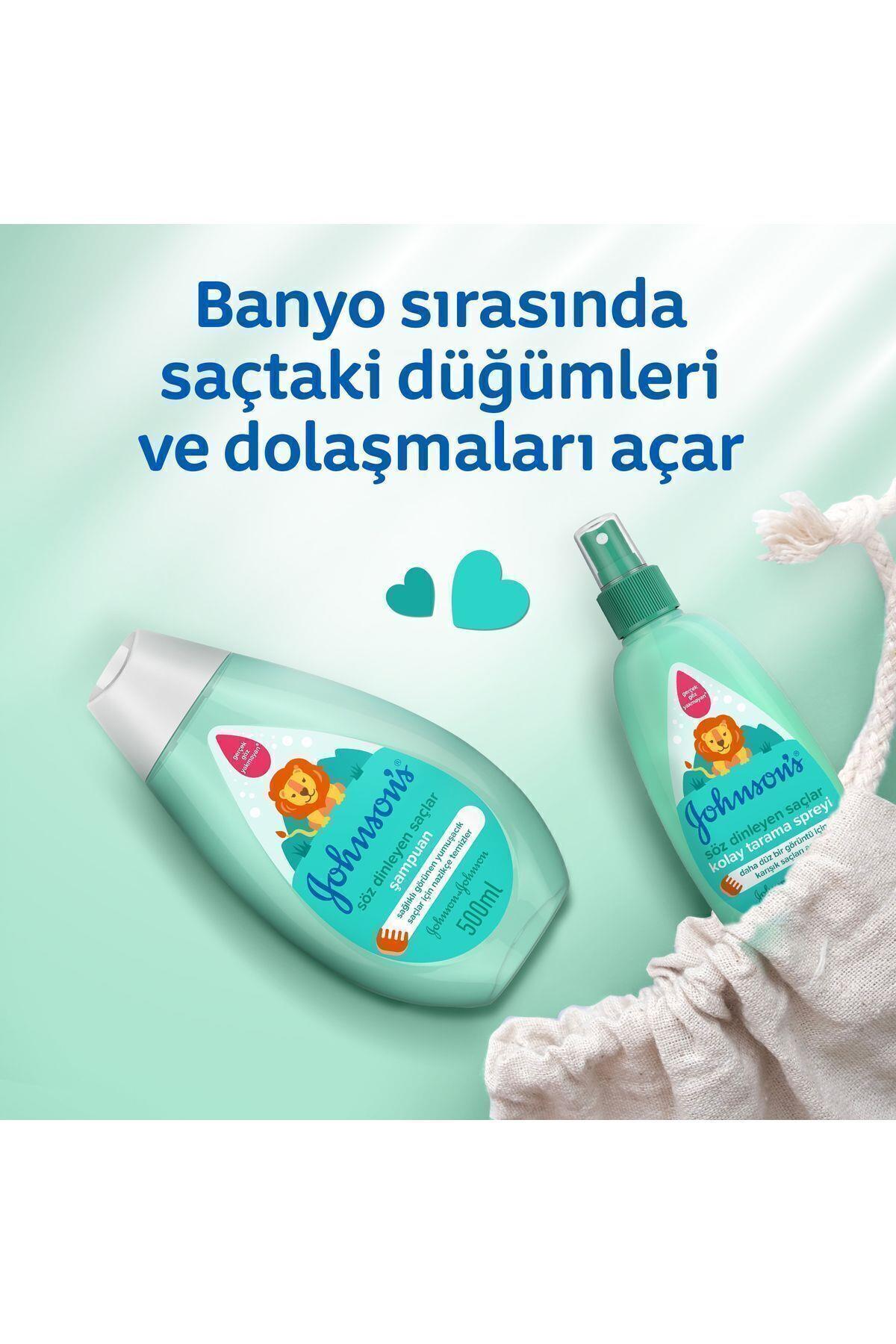 Johnson's Söz Dinleyen Saçlar Bebek Şampuanı 200ml