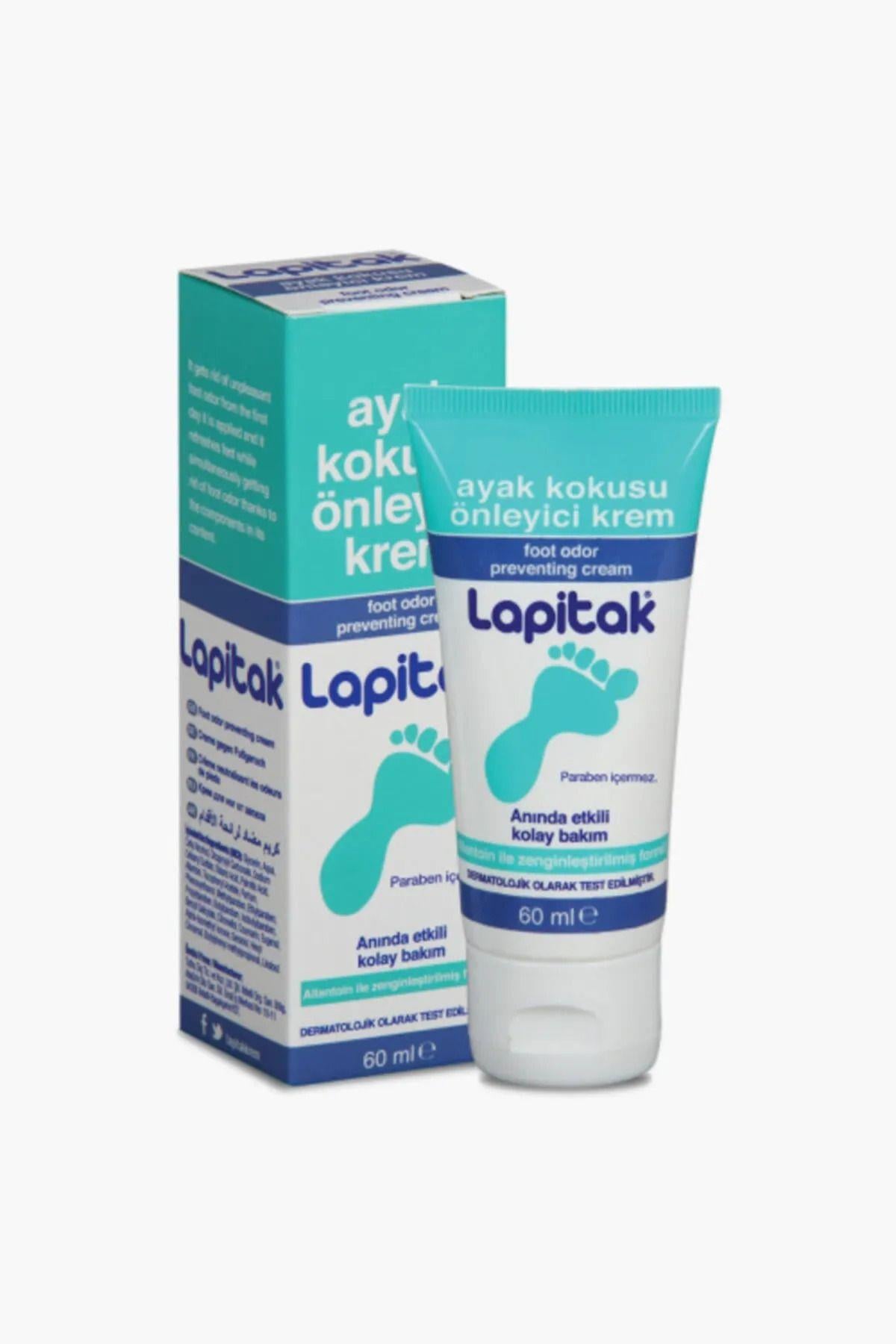 Lapitak Etkili Ayak Kokusu Giderici, Önleyici Kremi 60 ml - Ayak Kokusuna Son