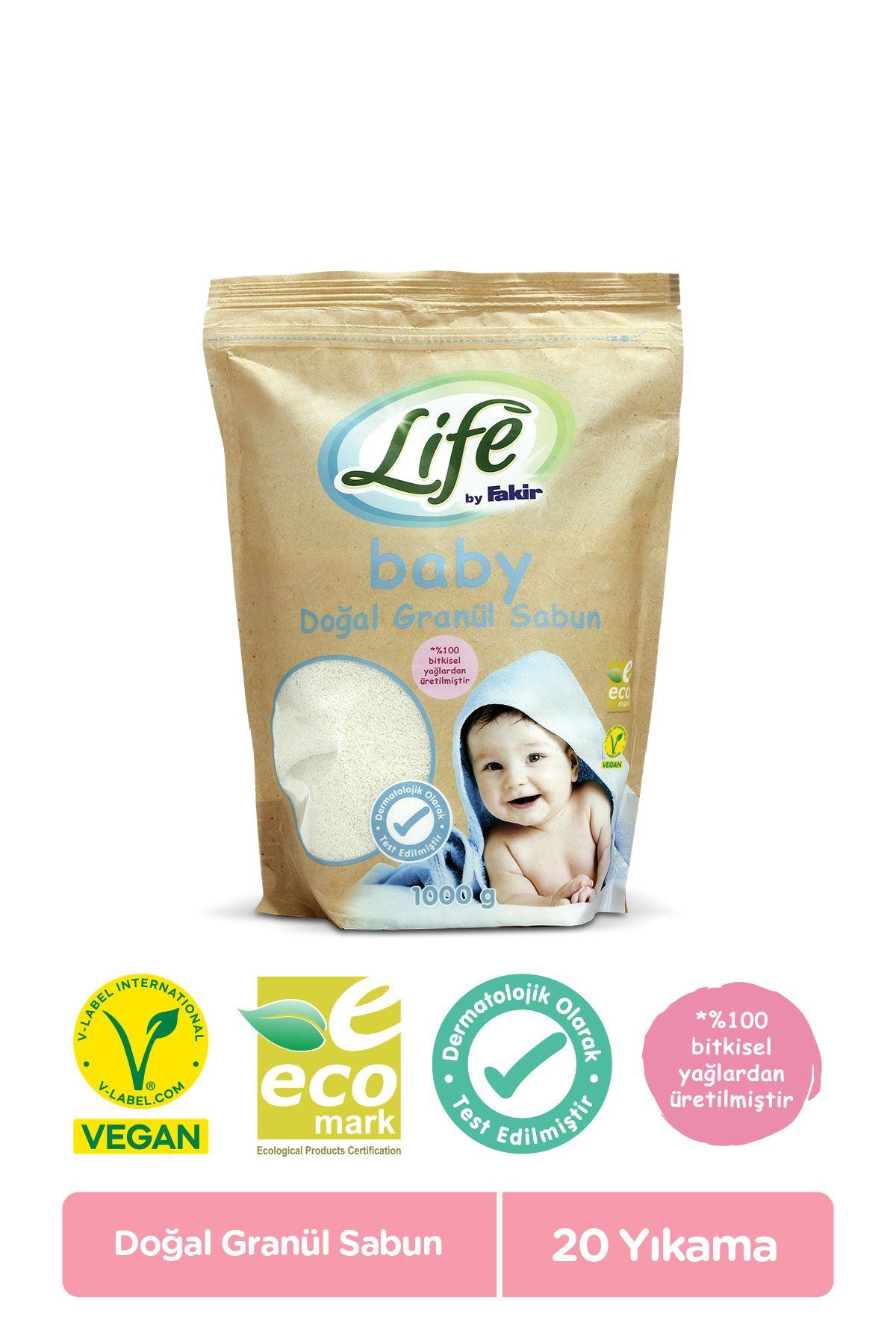 Life by Fakir Doğal Bebek Granül Toz Sabun 1 Kg