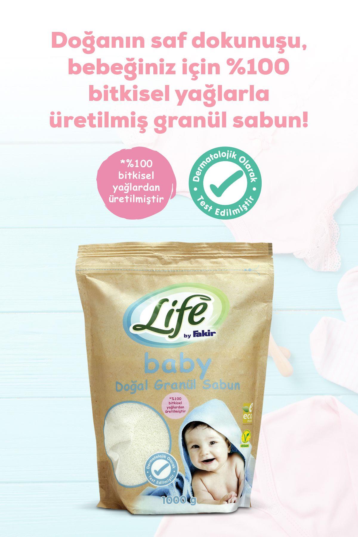 Life by Fakir Doğal Bebek Granül Toz Sabun 1 Kg