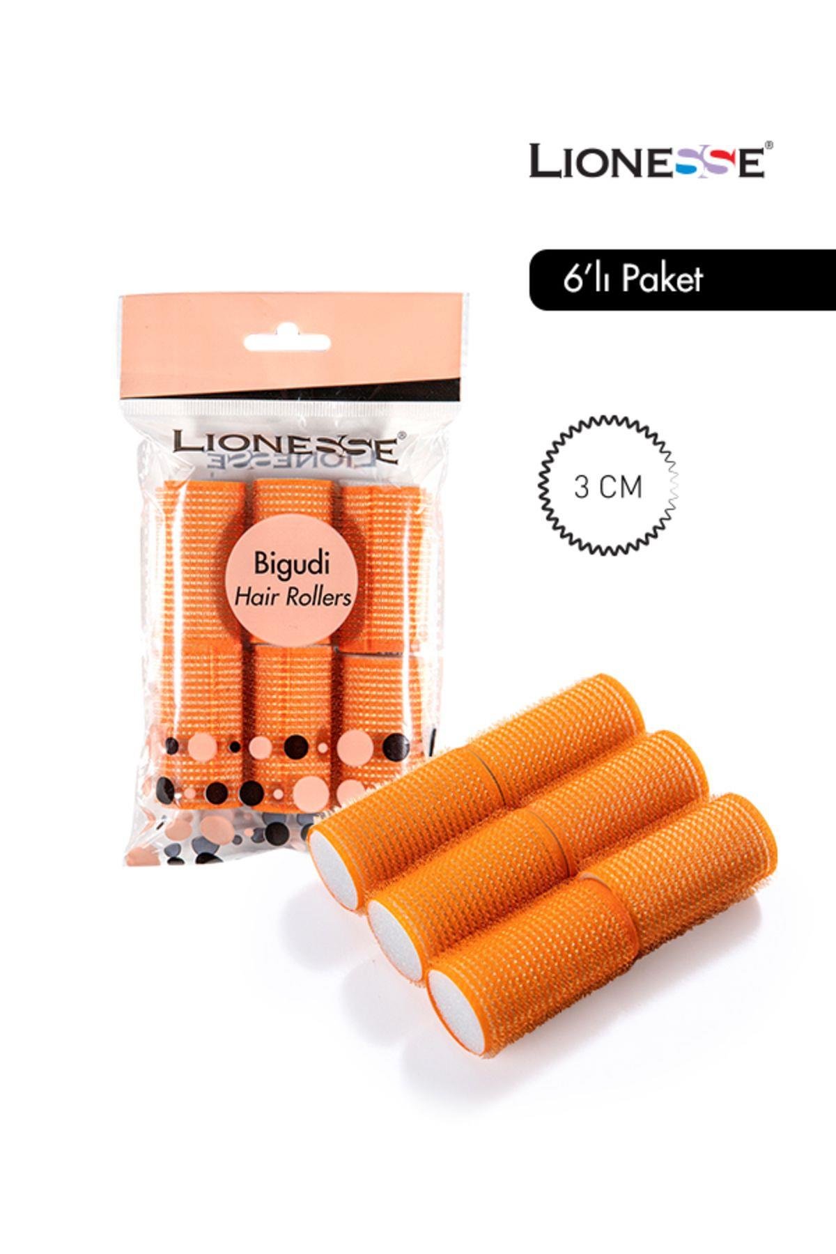 Lionesse Cırtlı Bigudi 1112 (6'LI PAKET)