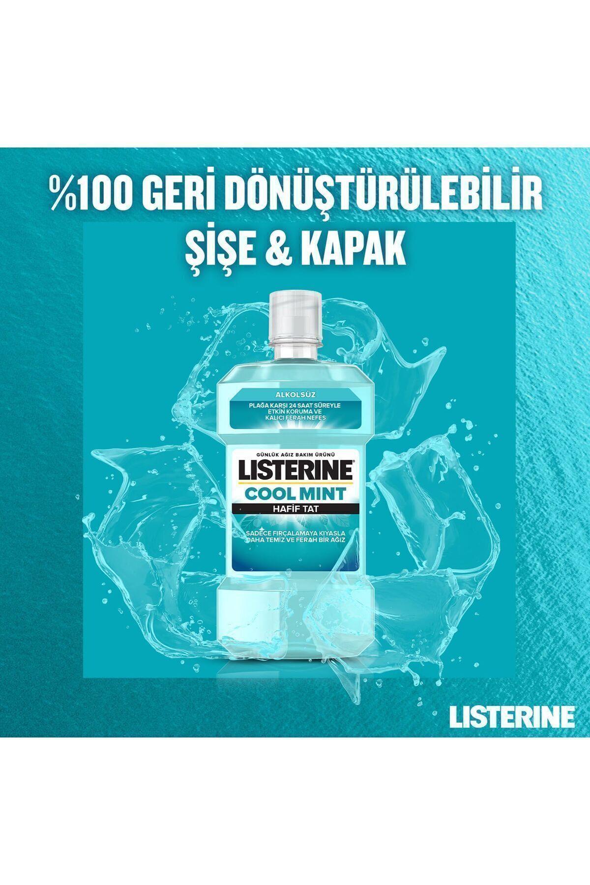 Listerine Cool Mint Hafif Tat Alkolsüz Ağiz Bakim Suyu 250 ml