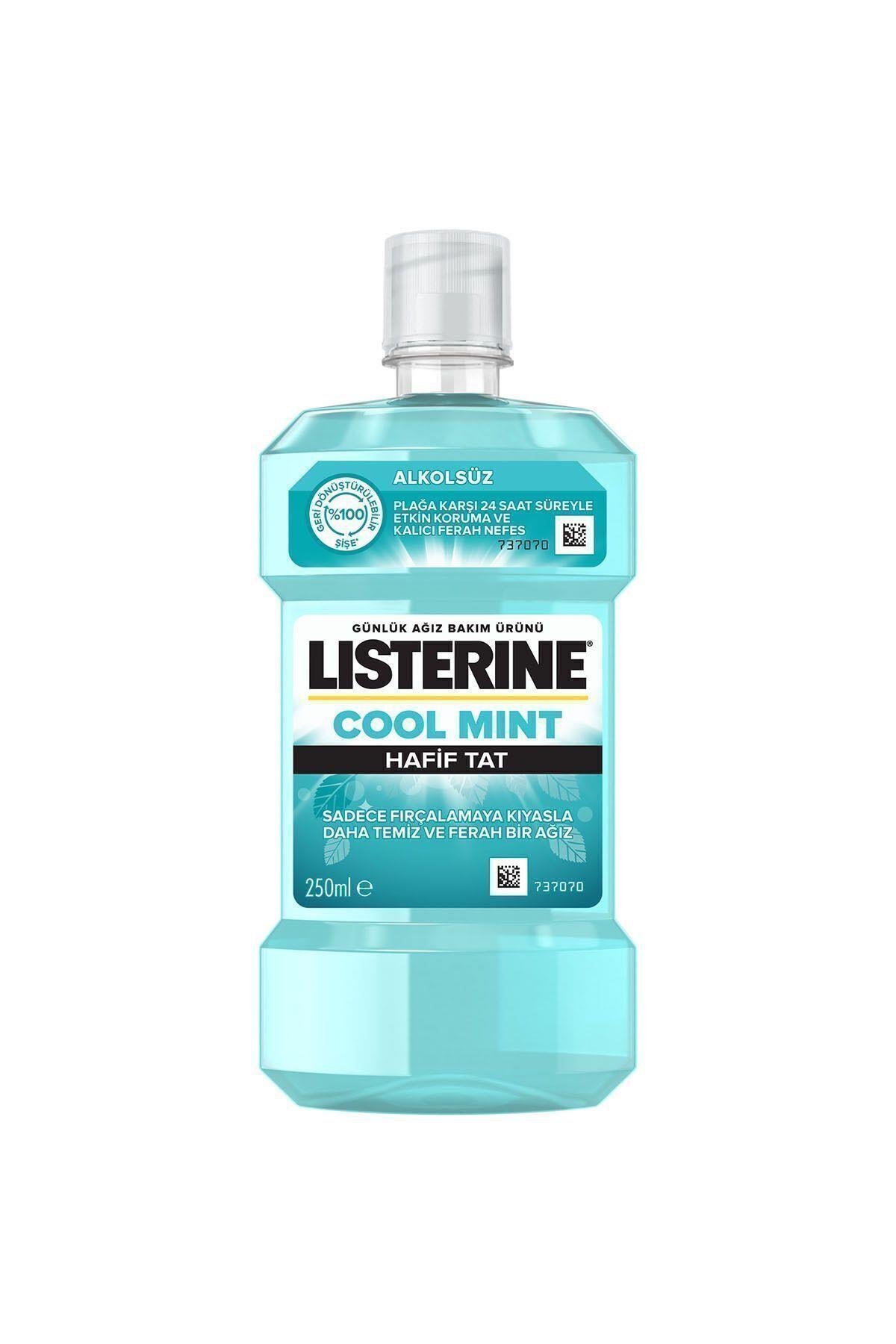 Listerine Cool Mint Hafif Tat Alkolsüz Ağiz Bakim Suyu 250 ml