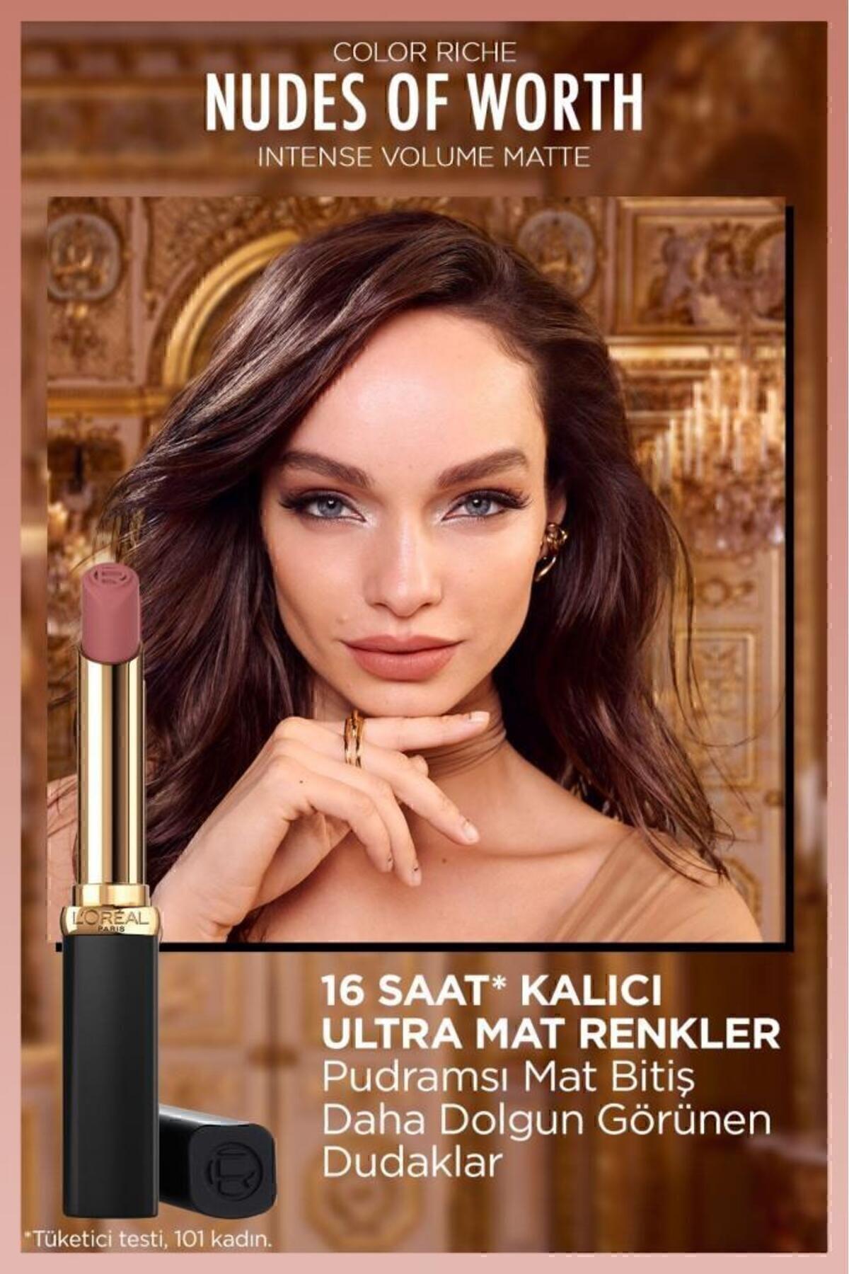 L'Oreal Paris Color Riche Intense Volume Matte Ruj - 540 Nude Unstoppable