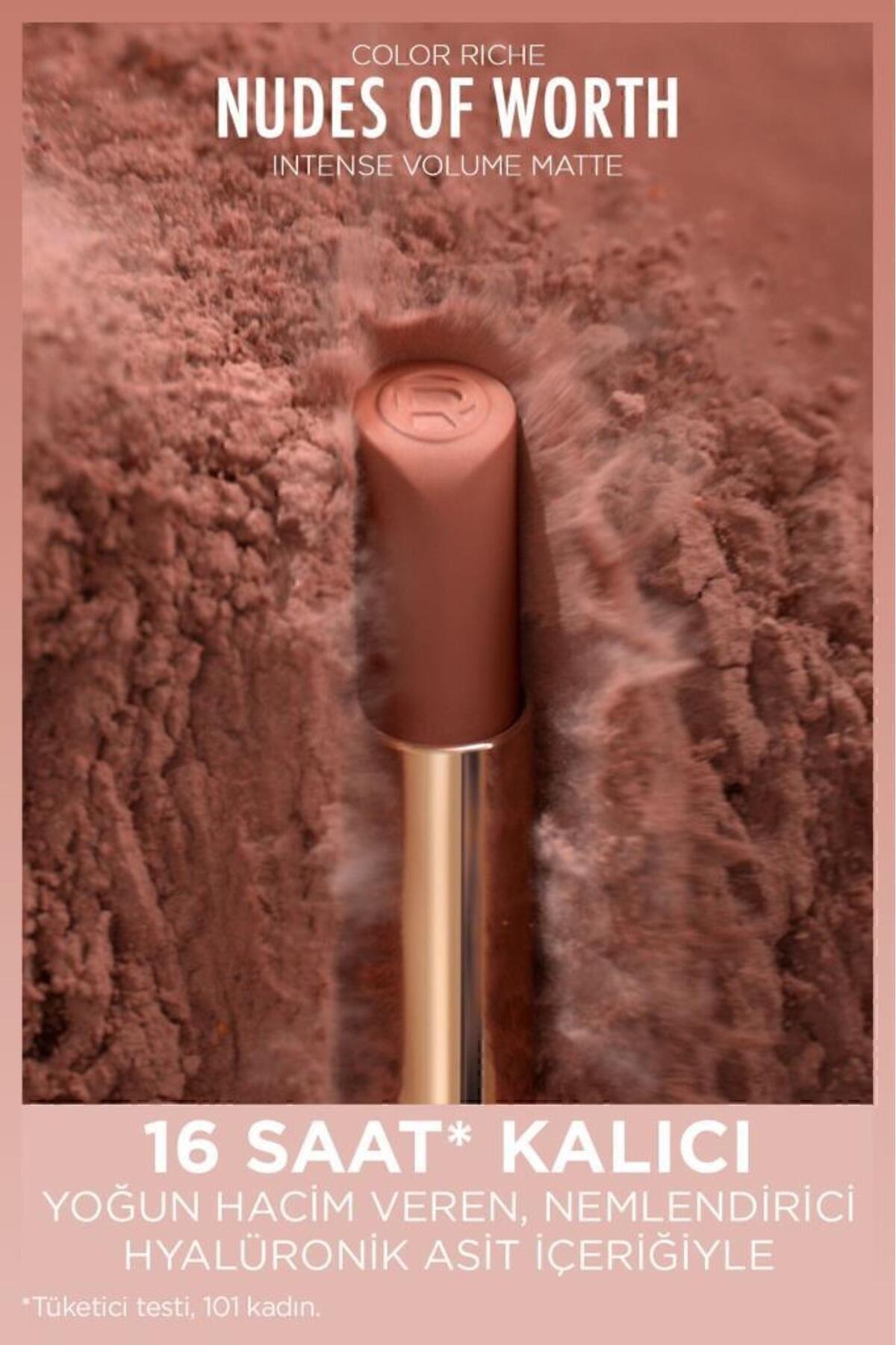L'Oreal Paris Color Riche Intense Volume Matte Ruj - 540 Nude Unstoppable