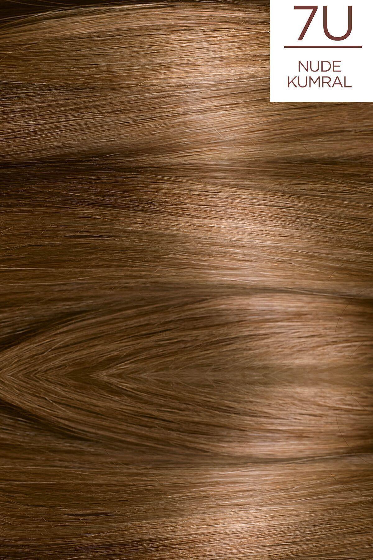 L'Oreal Paris Excellence Creme Nude Renkler Saç Boyası – 7u Nude Kumral