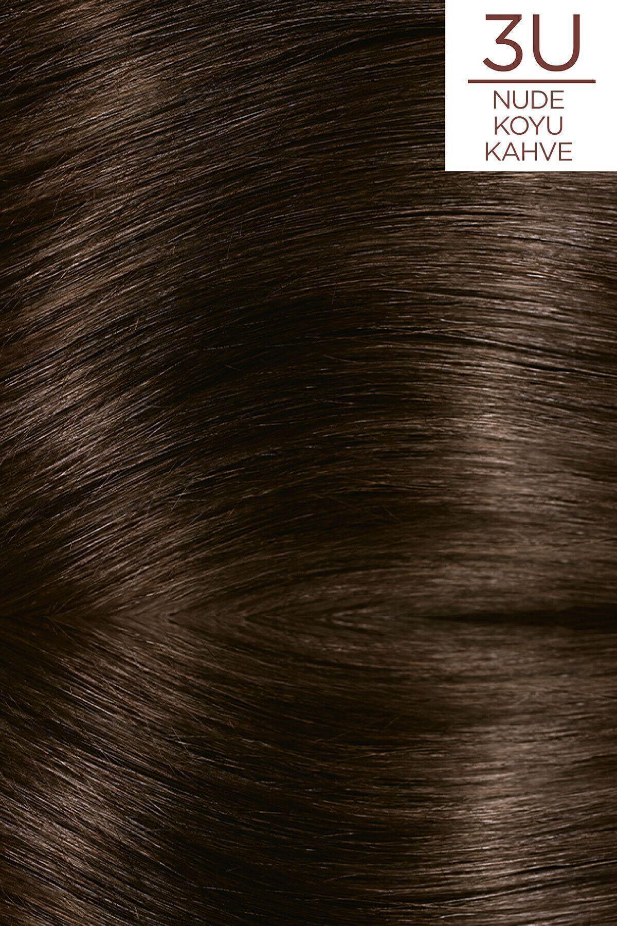 L'Oreal Paris Excellence Creme Nude Renkler Saç Boyası – 3u Nude Koyu Kahve