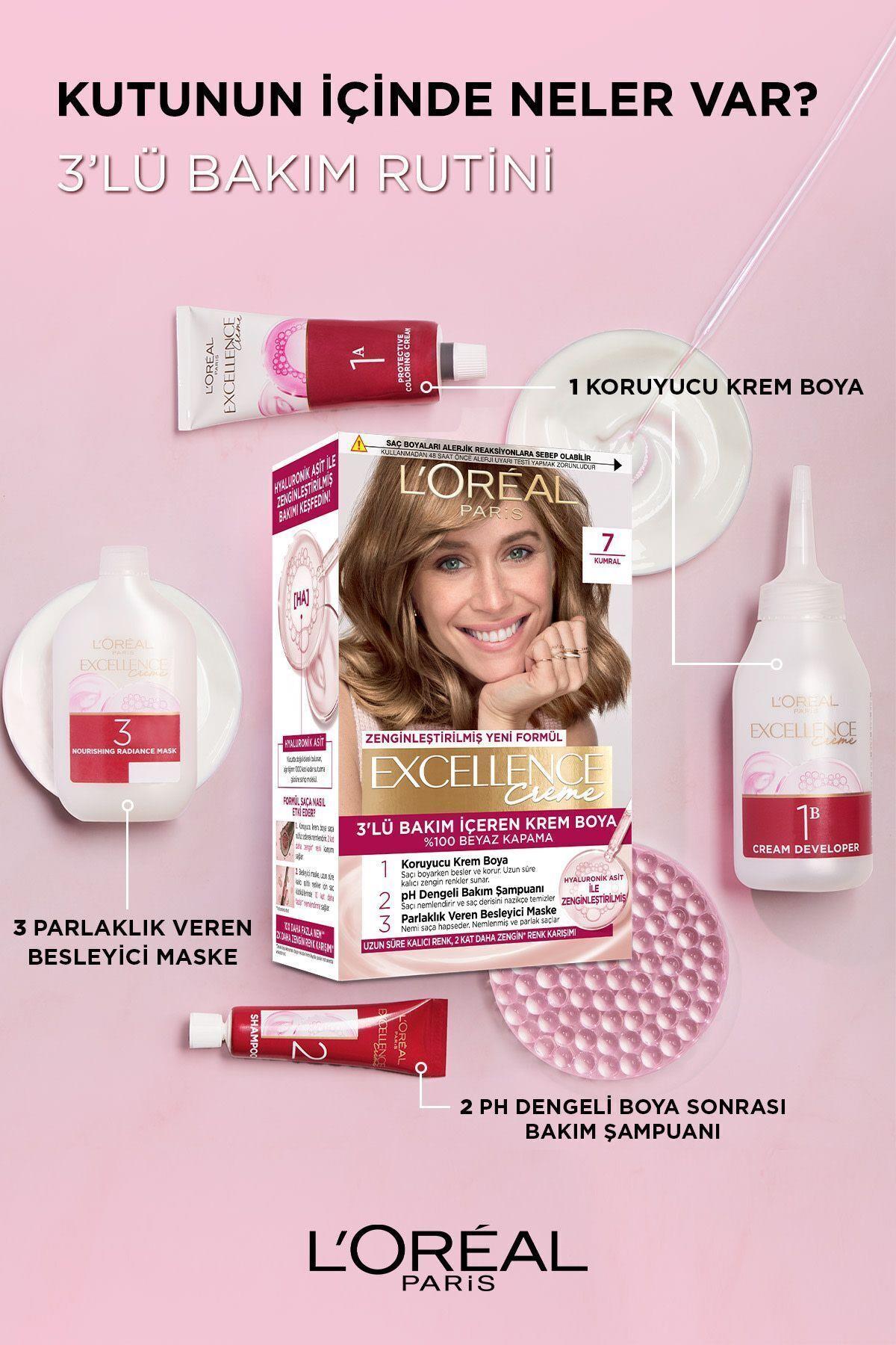 L'Oreal Paris Excellence Creme Saç Boyası – 6.46 Kızıl Bakır