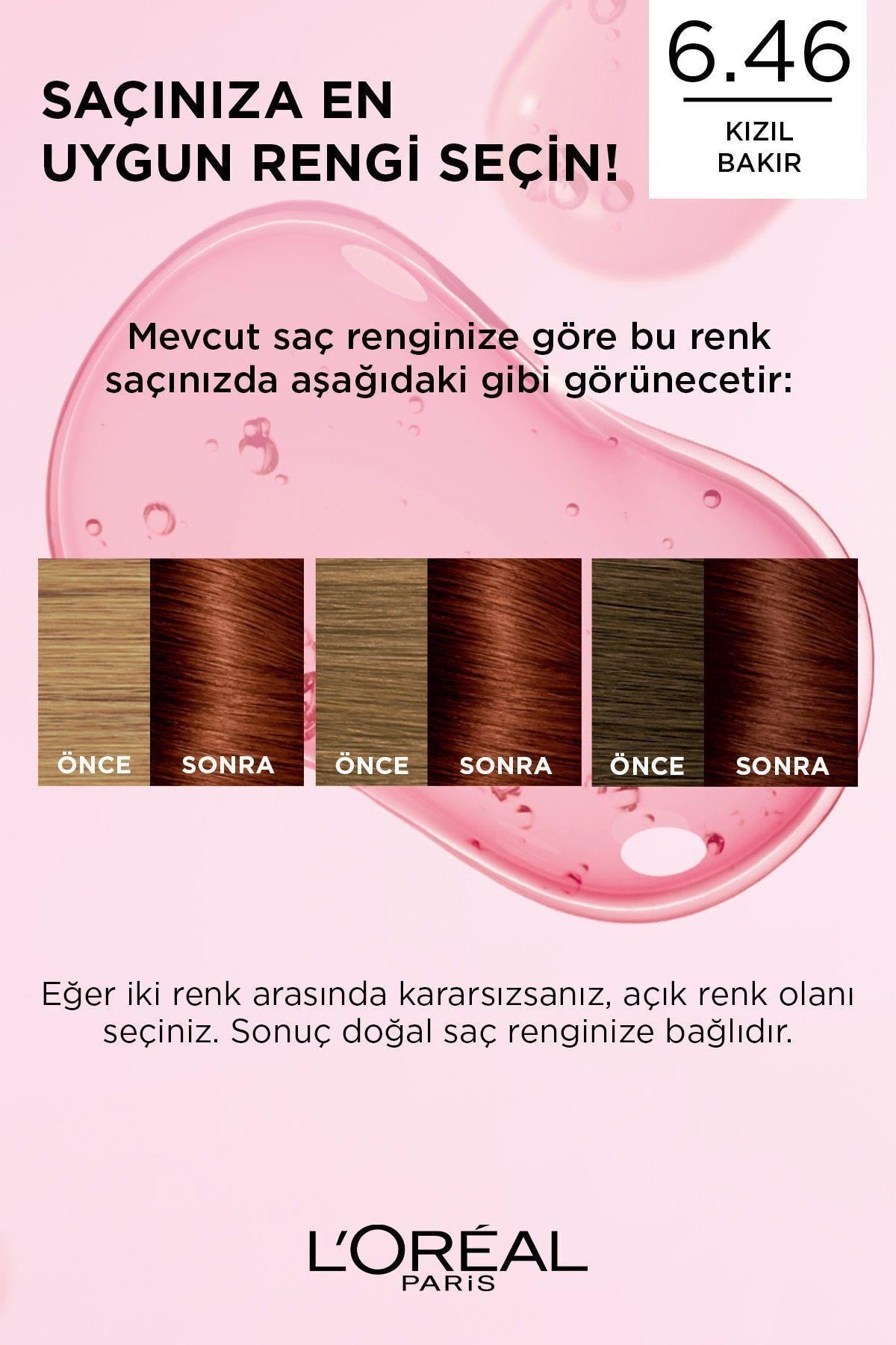 L'Oreal Paris Excellence Creme Saç Boyası – 6.46 Kızıl Bakır