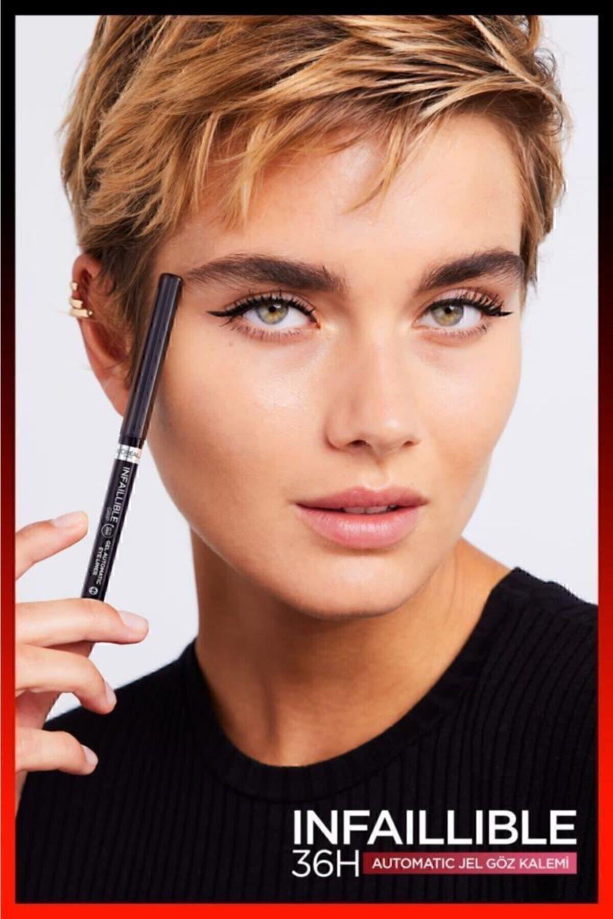 L'Oreal Paris Infaillable Automatic Jel Göz Kalemi - Yoğun Siyah