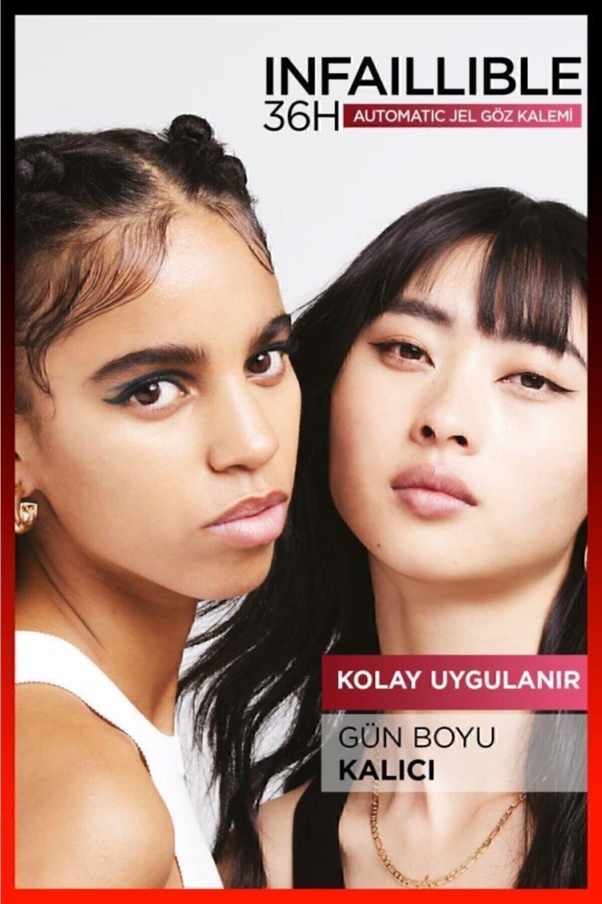 L'Oreal Paris Infaillable Automatic Jel Göz Kalemi - Yoğun Siyah