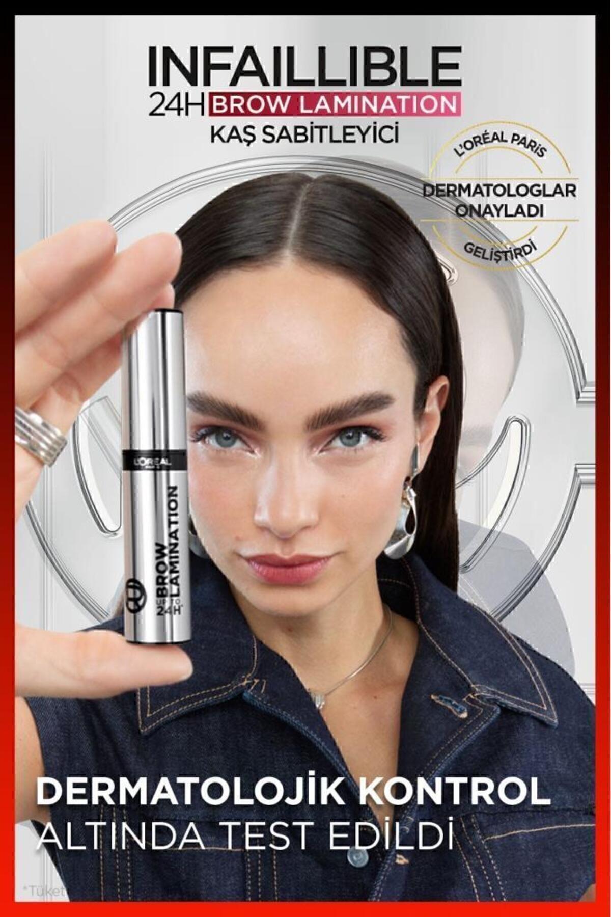 L'Oreal Paris Infaillible 24H Brow Lamination Şeffaf Kaş Sabitleyici