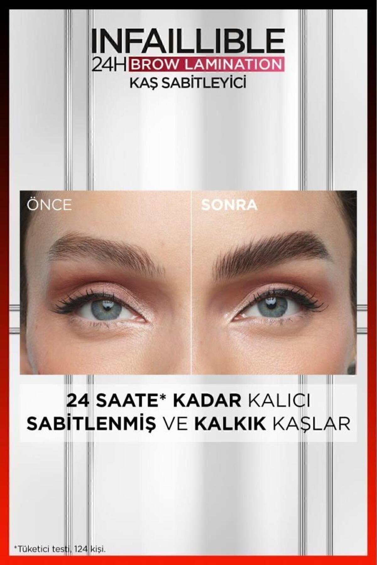 L'Oreal Paris Infaillible 24H Brow Lamination Şeffaf Kaş Sabitleyici