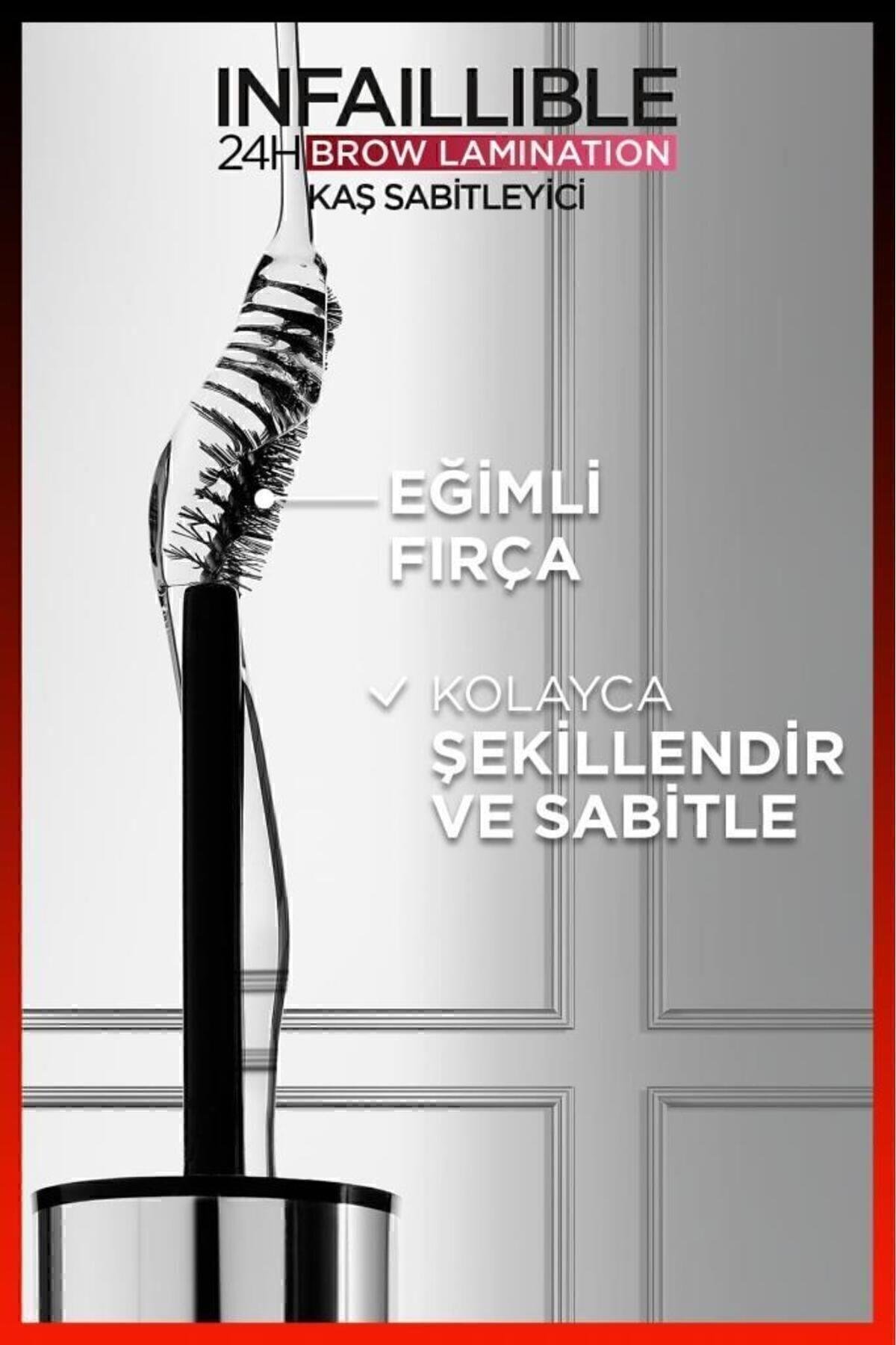 L'Oreal Paris Infaillible 24H Brow Lamination Şeffaf Kaş Sabitleyici