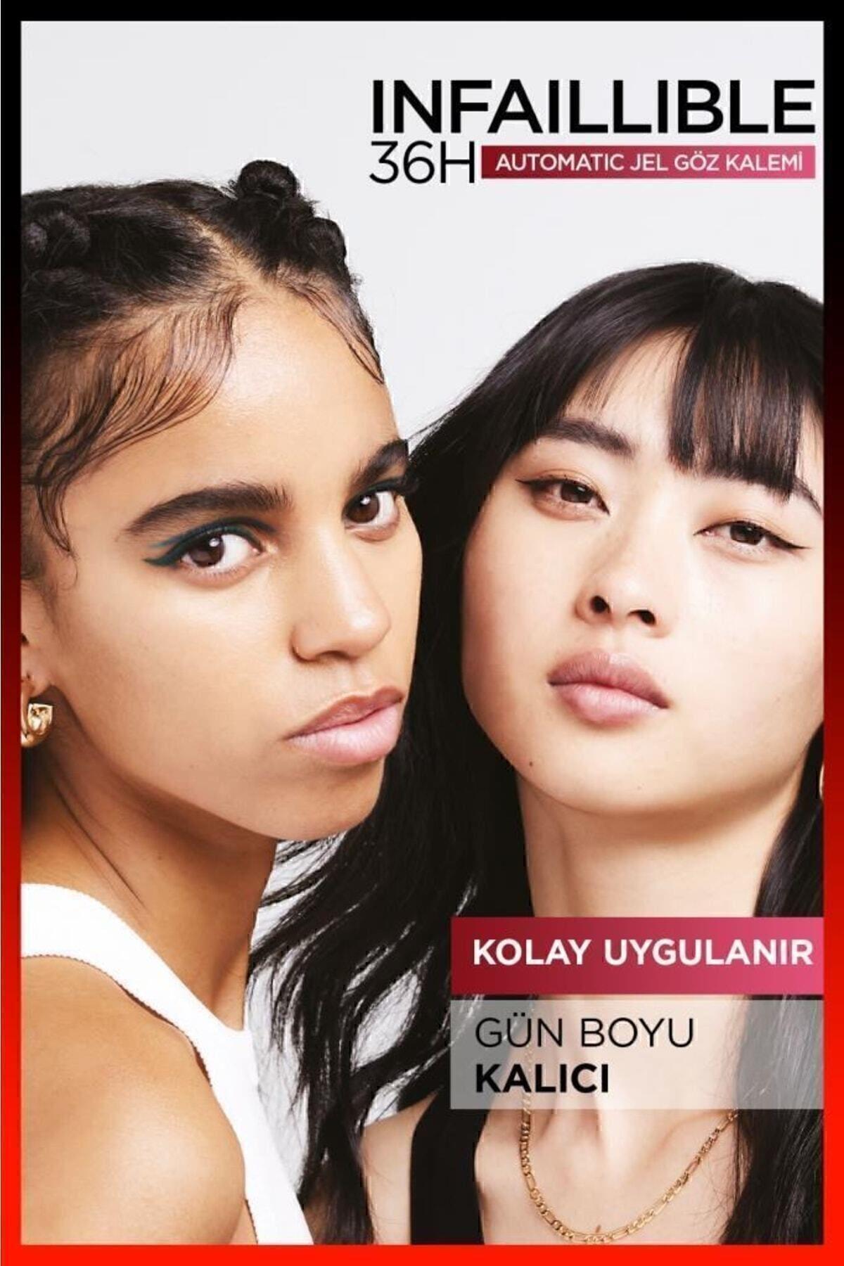 L'Oreal Paris Infaillible Automatic Jel Göz Kalemi - Mat Siyah