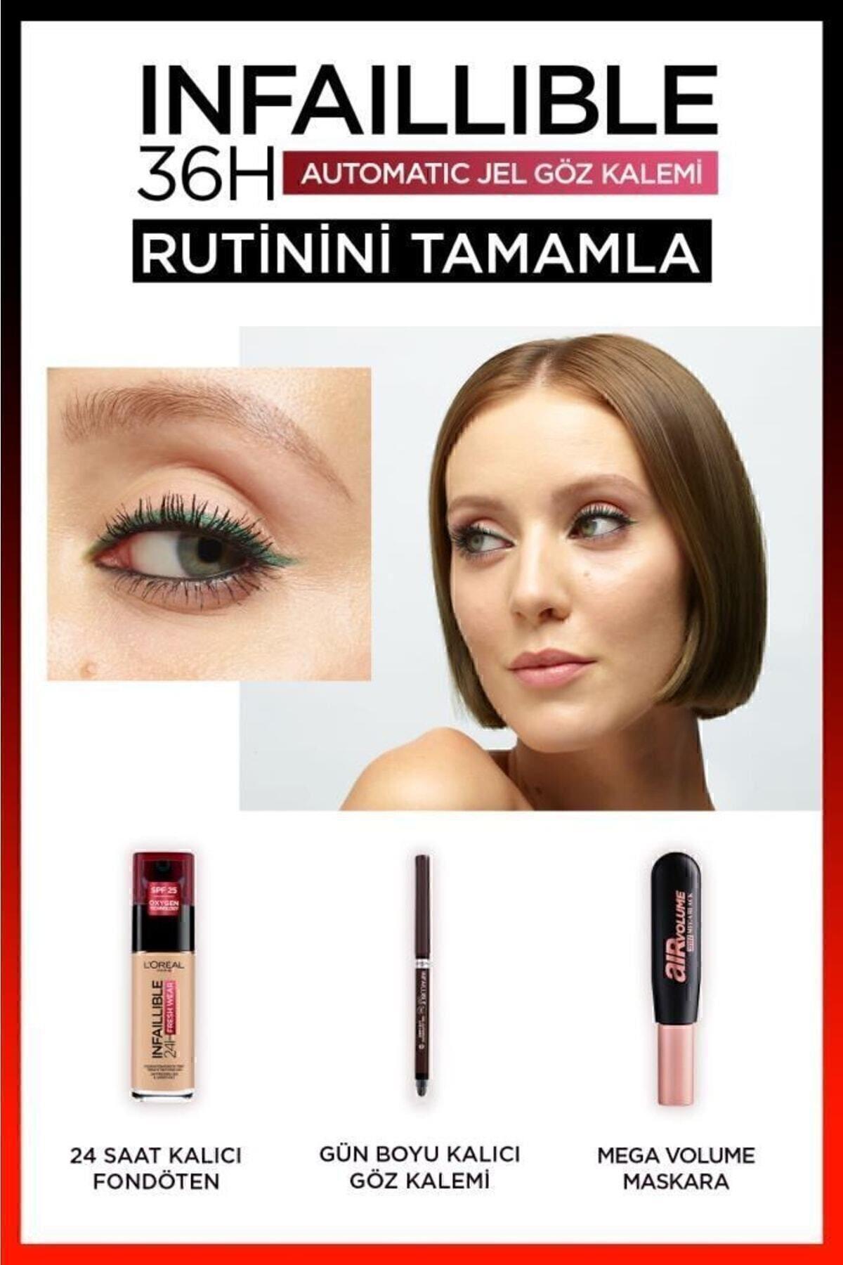 L'Oreal Paris Infaillible Automatic Jel Göz Kalemi - Mat Siyah