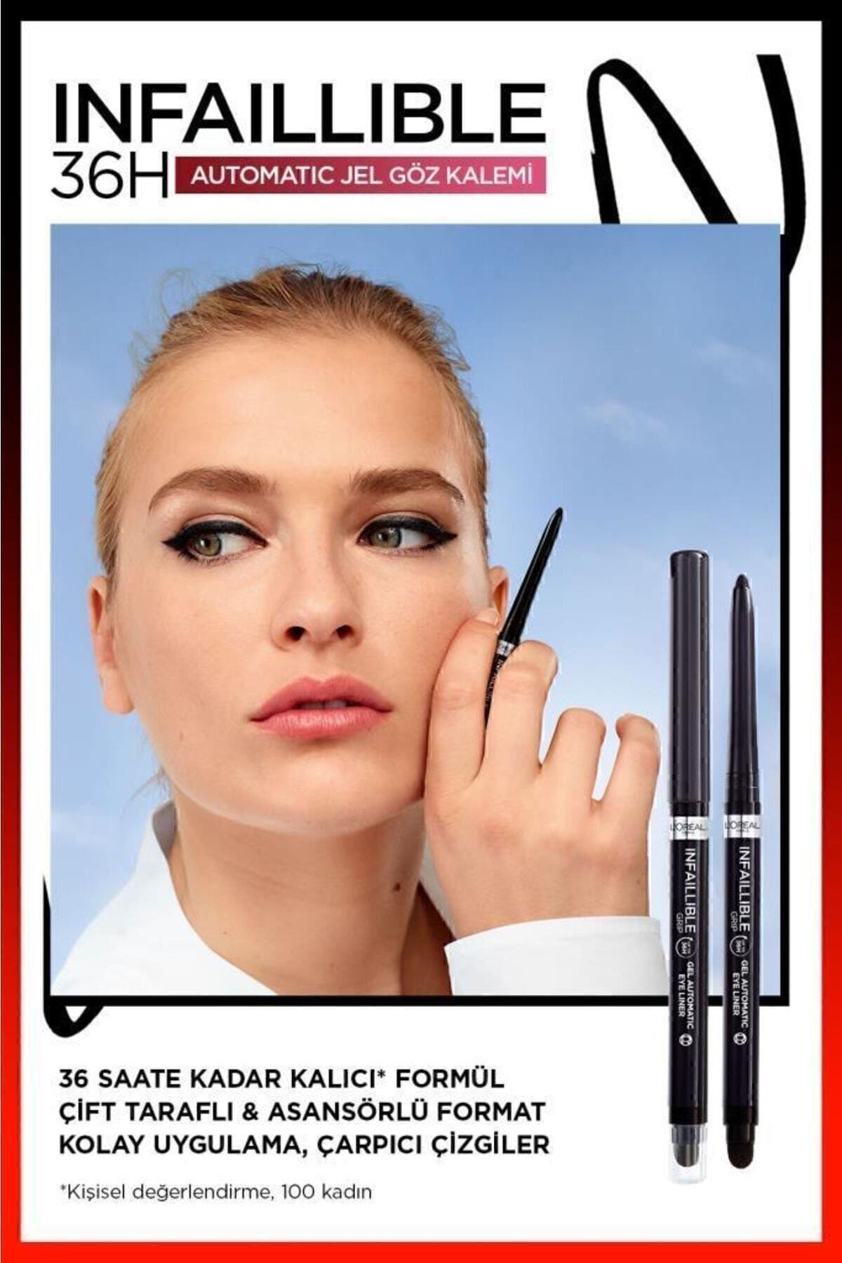 L'Oreal Paris Infaillible Automatic Jel Göz Kalemi - Mat Siyah