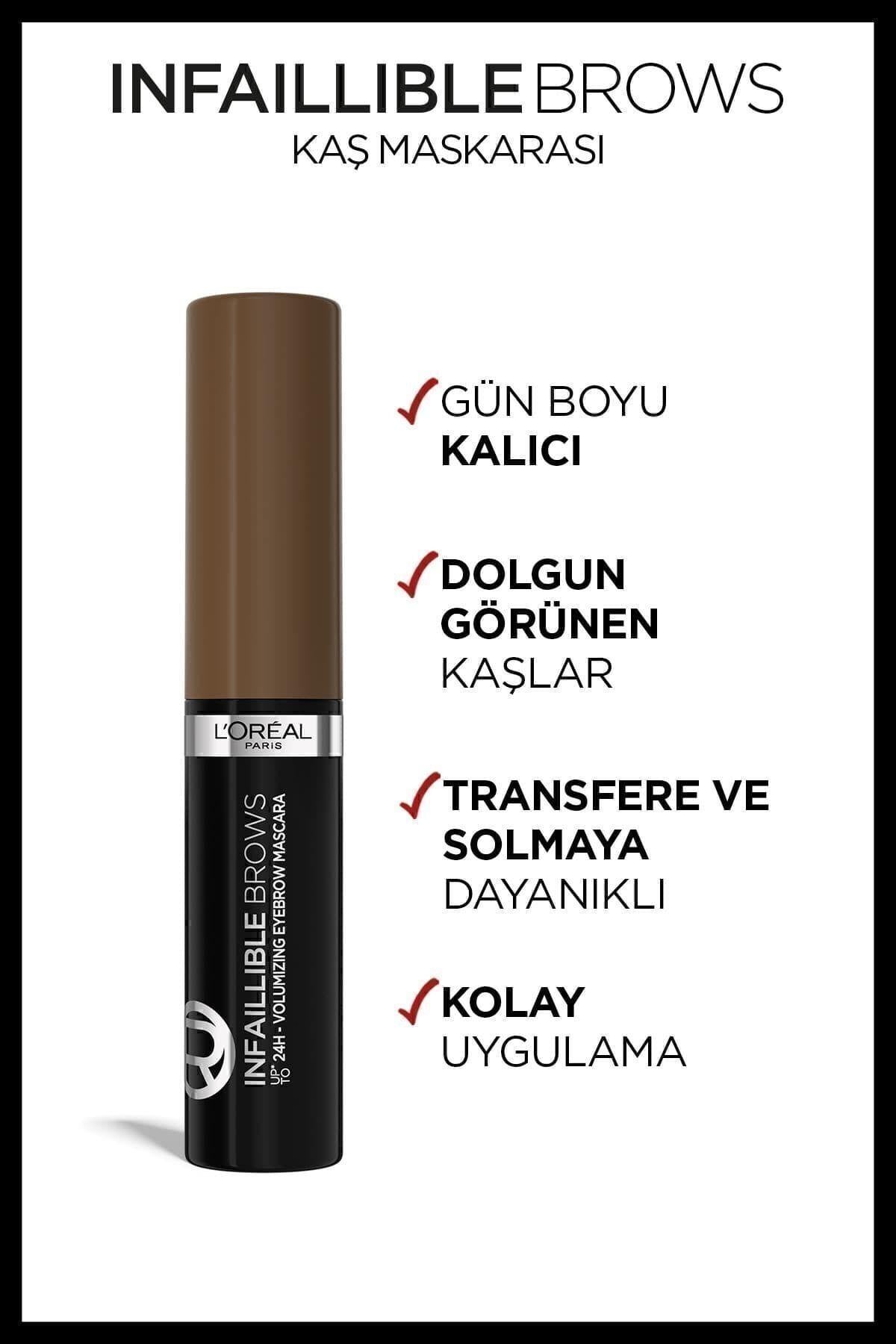 L'Oreal Paris Infaillible Brows Volumizing Kaş Maskarası – Brunette