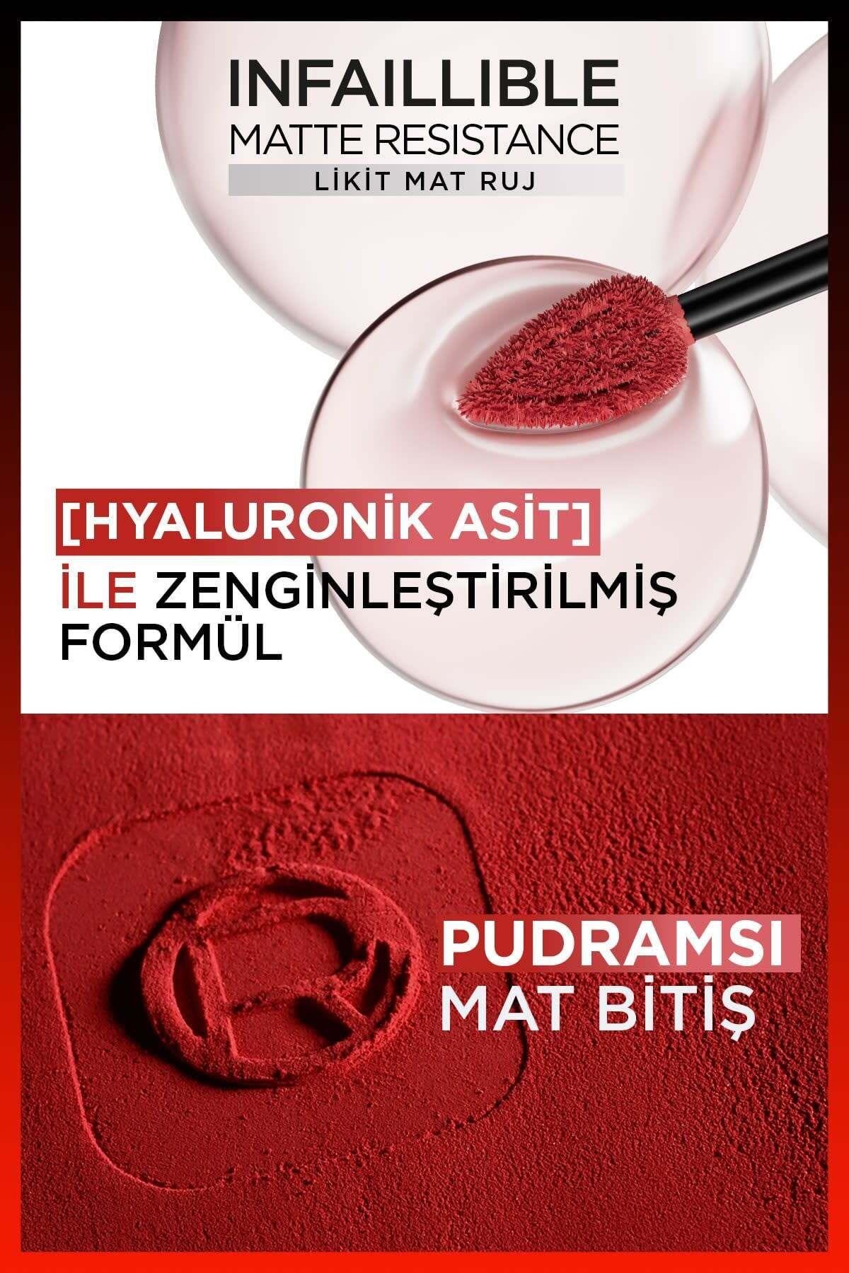 L'Oreal Paris Infaillible Matte Resistance Likit Mat Ruj - 230 Shopping Spree
