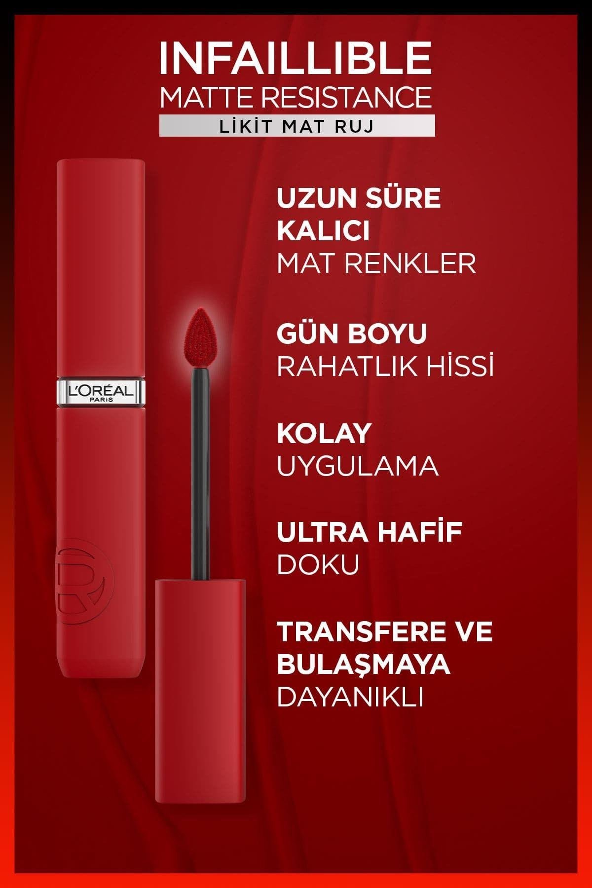 L'Oreal Paris Infaillible Matte Resistance Likit Mat Ruj - 230 Shopping Spree