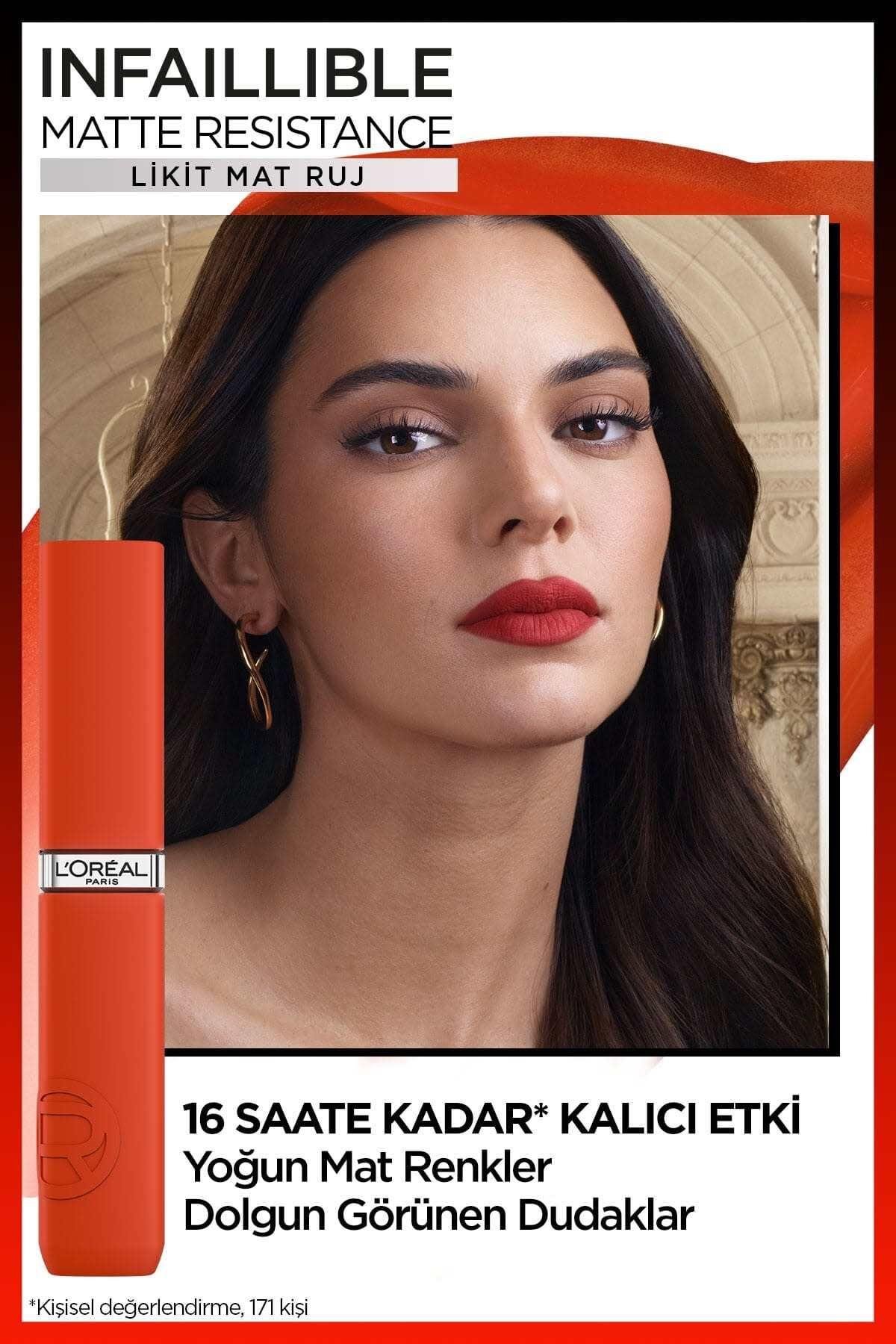 L'Oreal Paris Infaillible Matte Resistance Likit Mat Ruj - 120 Major Crush