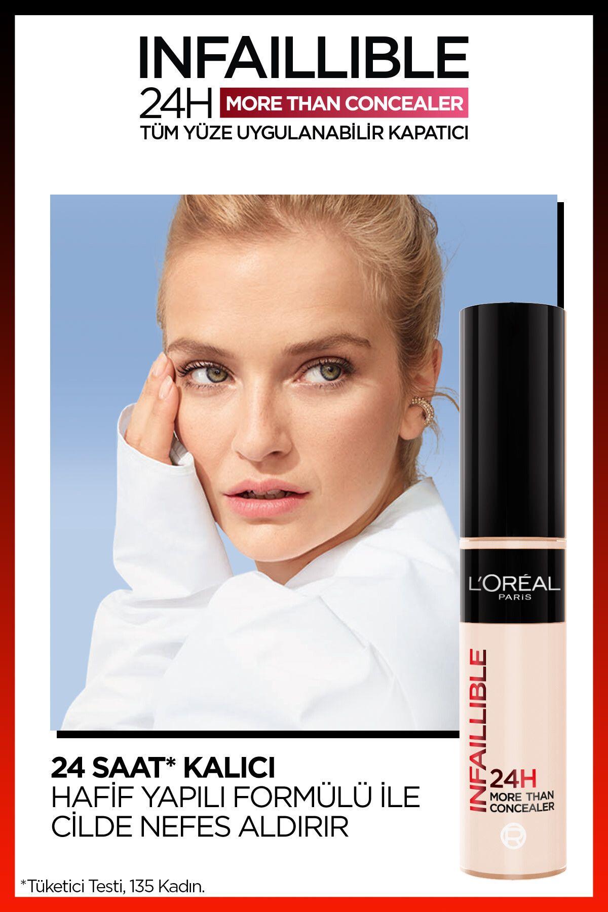L'Oreal Paris Infaillible Tüm Yüze Uygulanabilir Kapatıcı 327 Cashmere Concealer