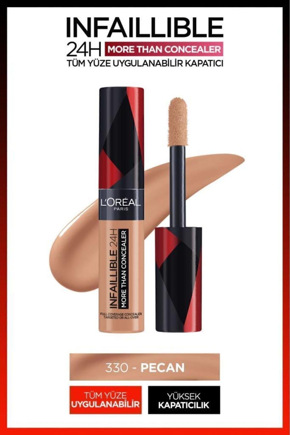 L'Oreal Paris L'Oréal Paris Infaillible 24H Tüm Yüze Uygulanabilir Kapatıcı - 330 Pecan