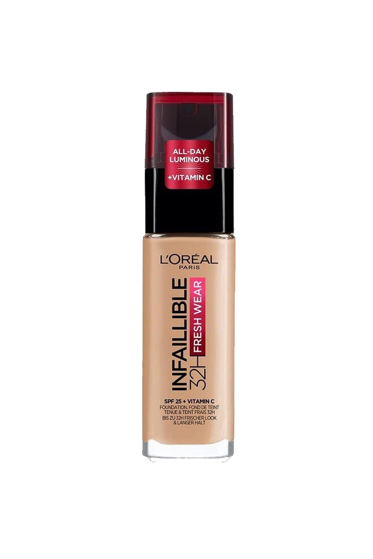 L'Oreal Paris L'Oréal Paris Infaillible 32H Fresh Wear C Vitaminli Fondöten - 140 Golden Beige